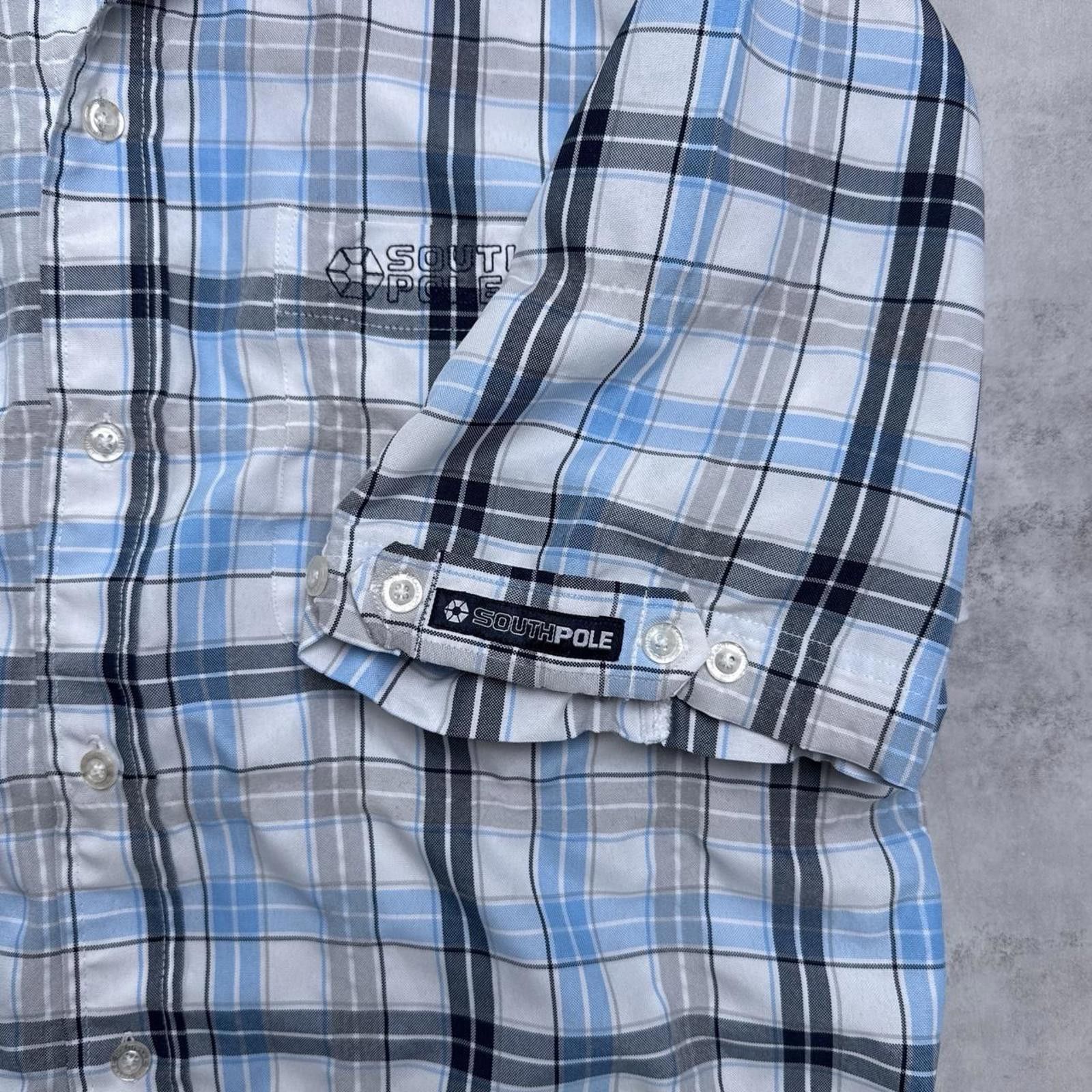 Southpole Y2K Southpole 00s Plaid Button Up Shirt Size US M / EU 48-50 / 2 - 8 Thumbnail
