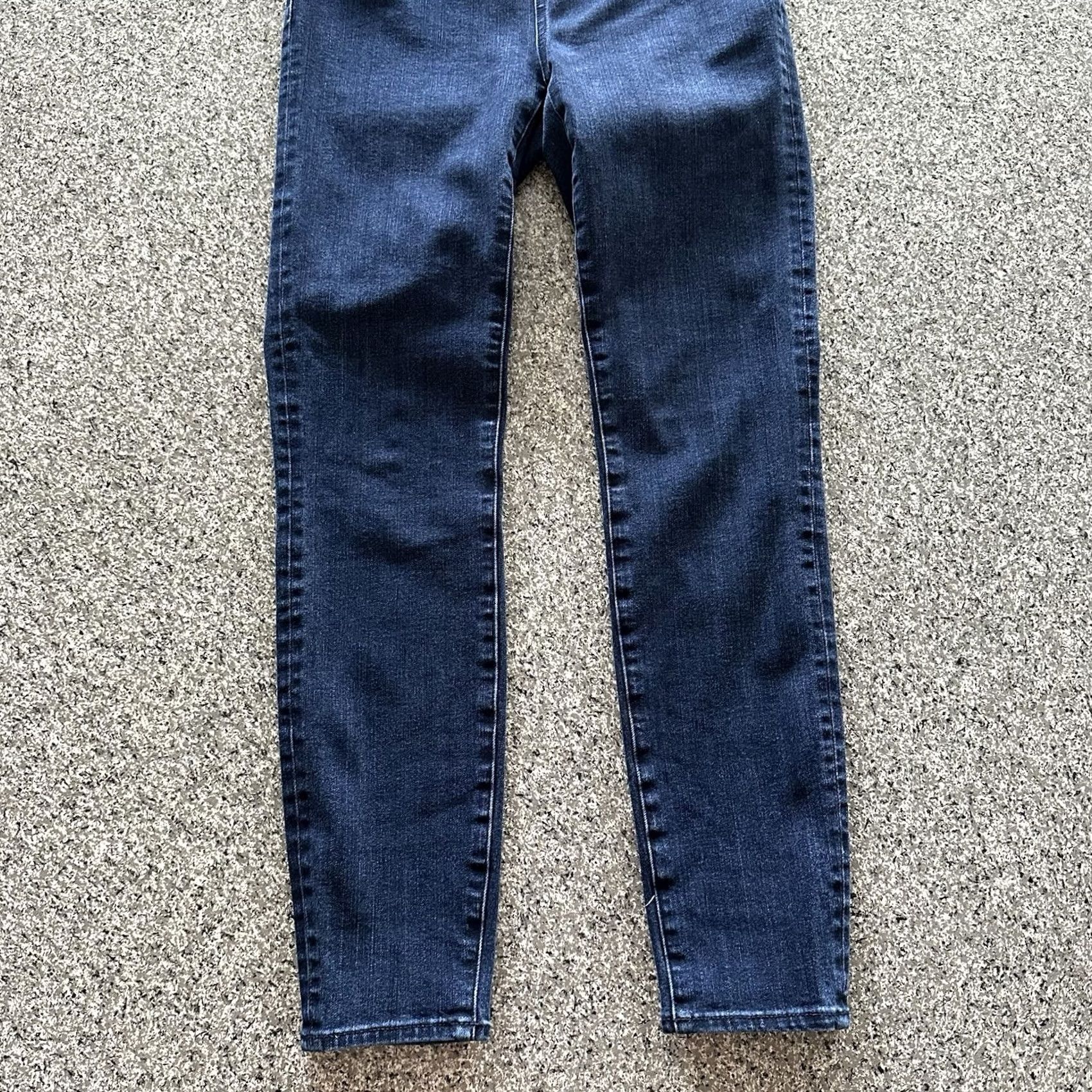 J.Crew J.CREW Jeans Skinny High Rise Pull On 2 Womens 26x26 Denim Blue Stretch Cotton Polyester Spandex Rayon Size 26" / US 2 / IT 38 - 3 Thumbnail
