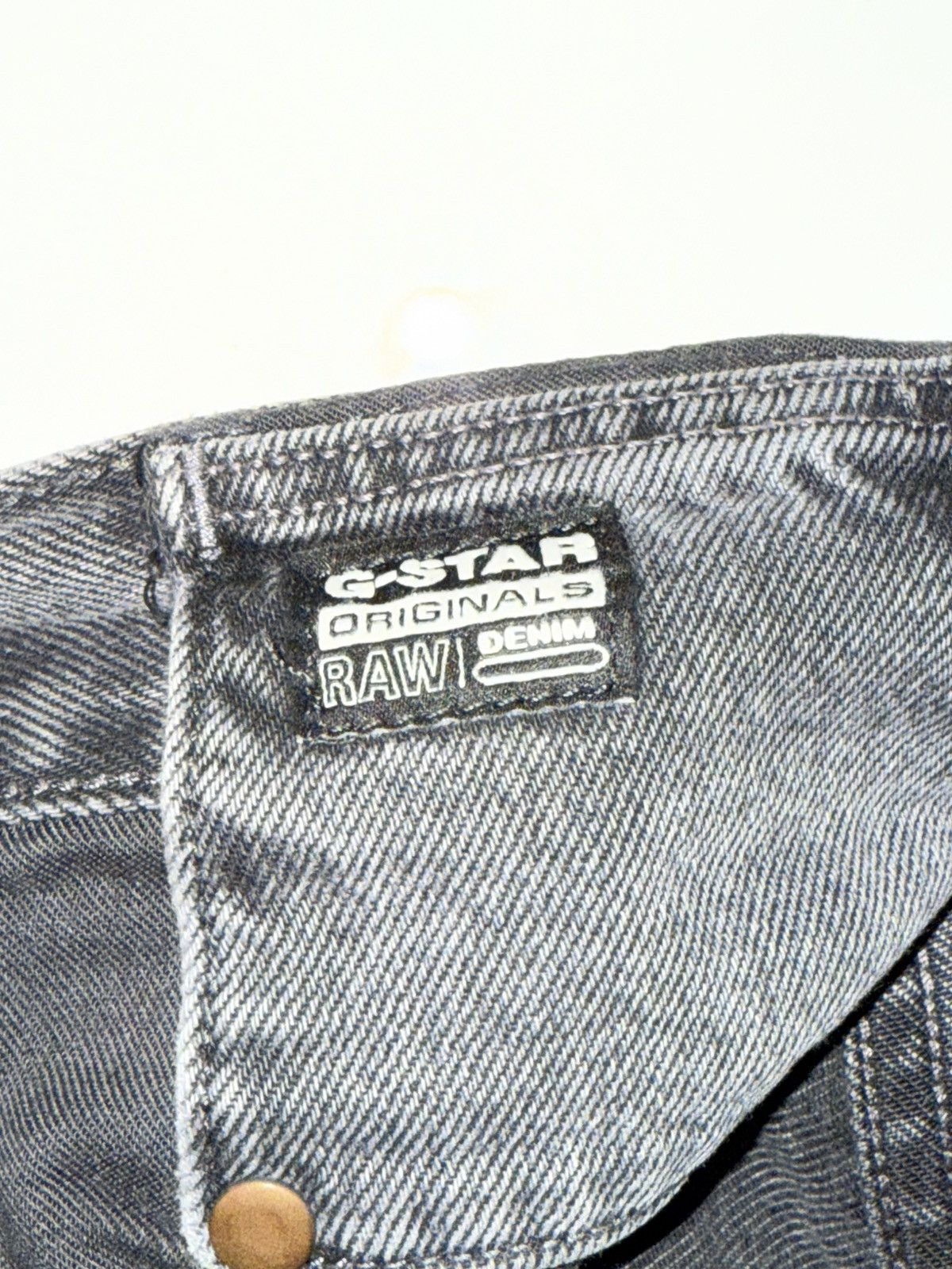 G-Star G Star Raw A-Staq Regular Tapered Jeans - Grey Size US 33 - 8 Thumbnail