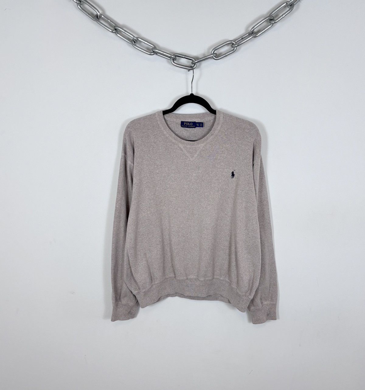 Polo Ralph Lauren Polo Ralph Lauren Men’s Sand Beige Sweater Crewneck Size US XL / EU 56 / 4 - 1 Thumbnail