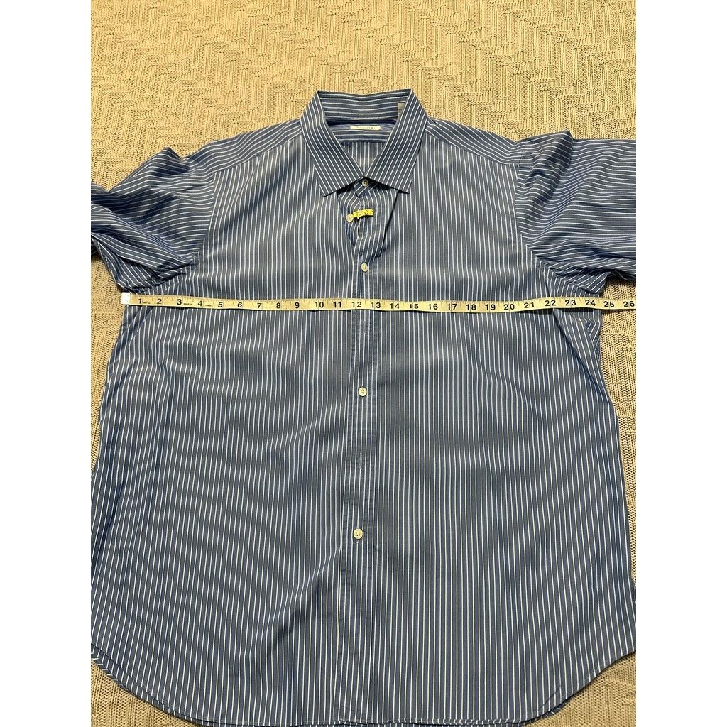 Ascot Chang Ascot Chang blue striped button down size L Size US L / EU 52-54 / 3 - 6 Thumbnail