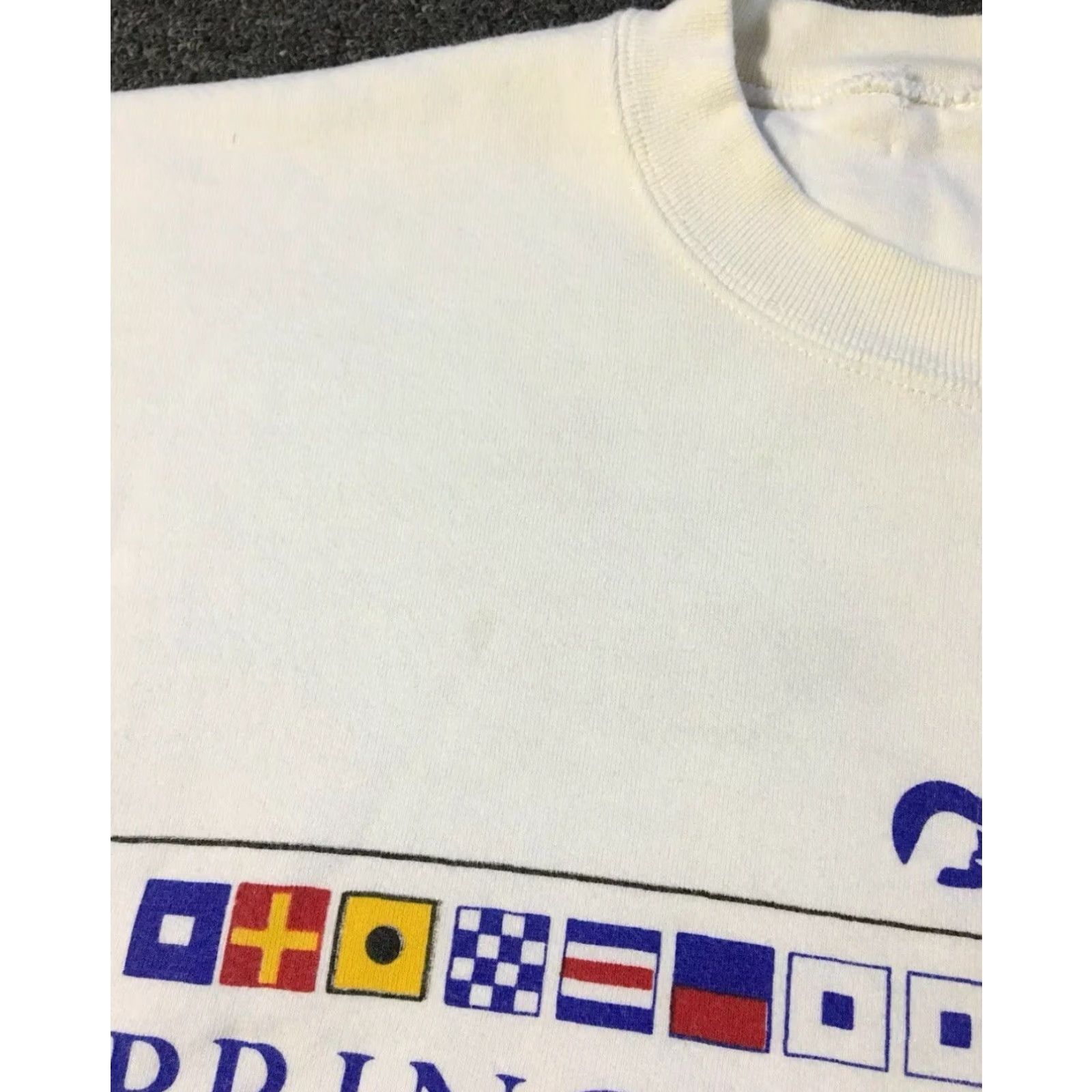 Vintage VINTAGE Princess Cruises Sweatshirt Shirt Men L White 90s Distressed Spellout Flag Grunge USA Size US L / EU 52-54 / 3 - 4 Thumbnail
