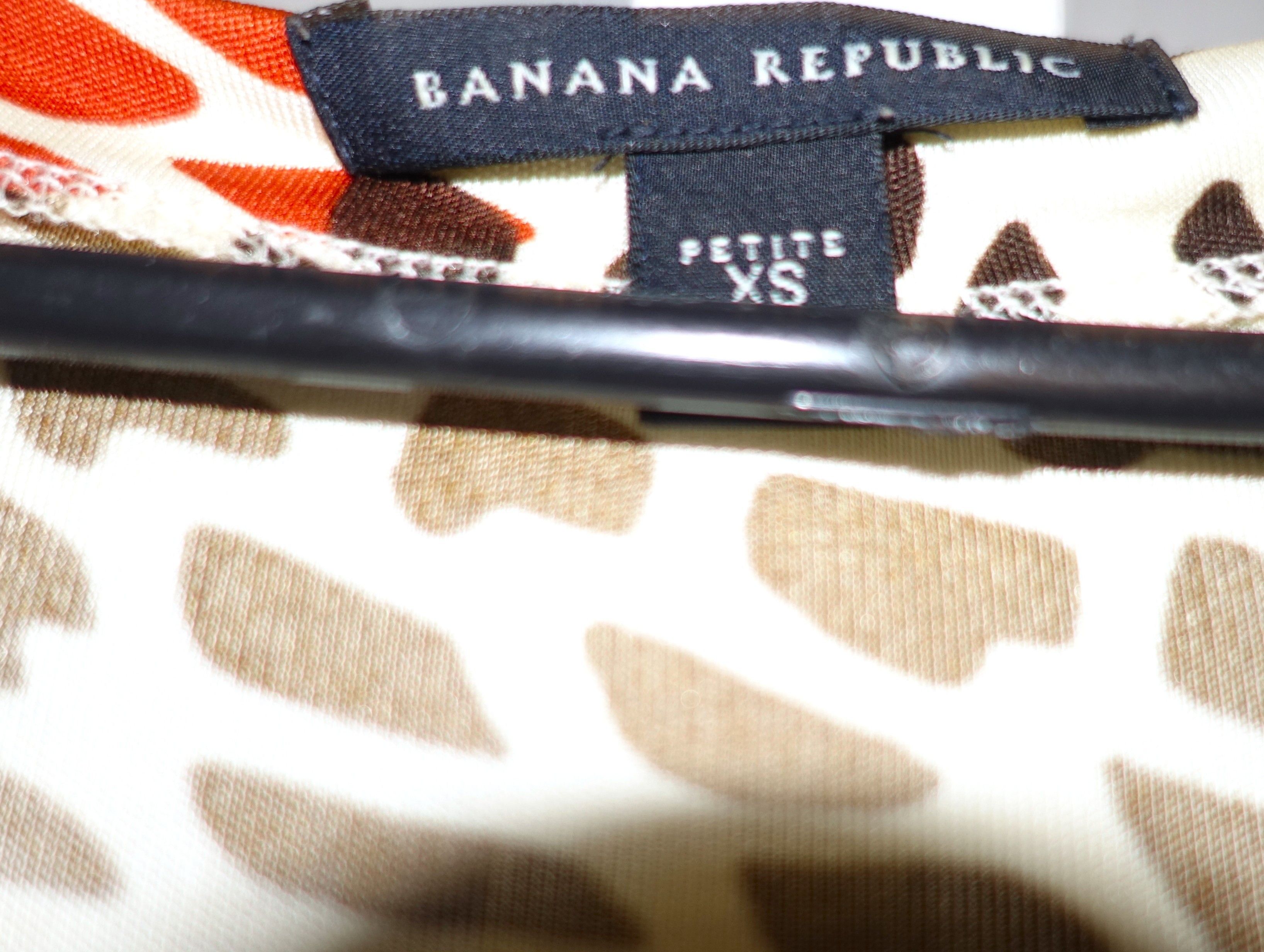Banana Republic Banana Republic Animal Print Faux Wrap Petite Dress XS Size XS / US 0-2 / IT 36-38 - 9 Thumbnail