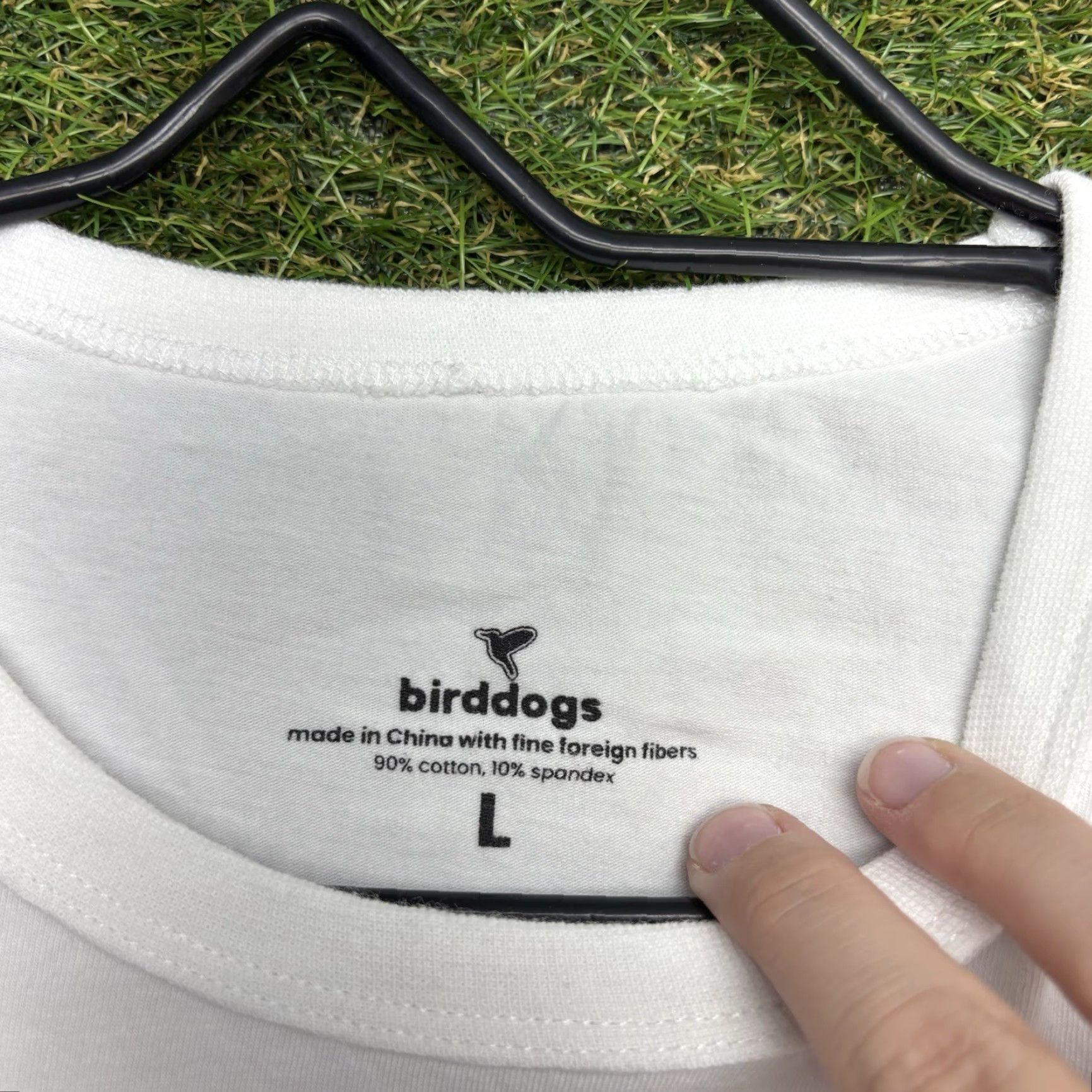 Vintage Birddogs Gym Shirt Mens Large White USA Flag Graphic Print Short Sleeve Tech Casual Size US L / EU 52-54 / 3 - 6 Thumbnail