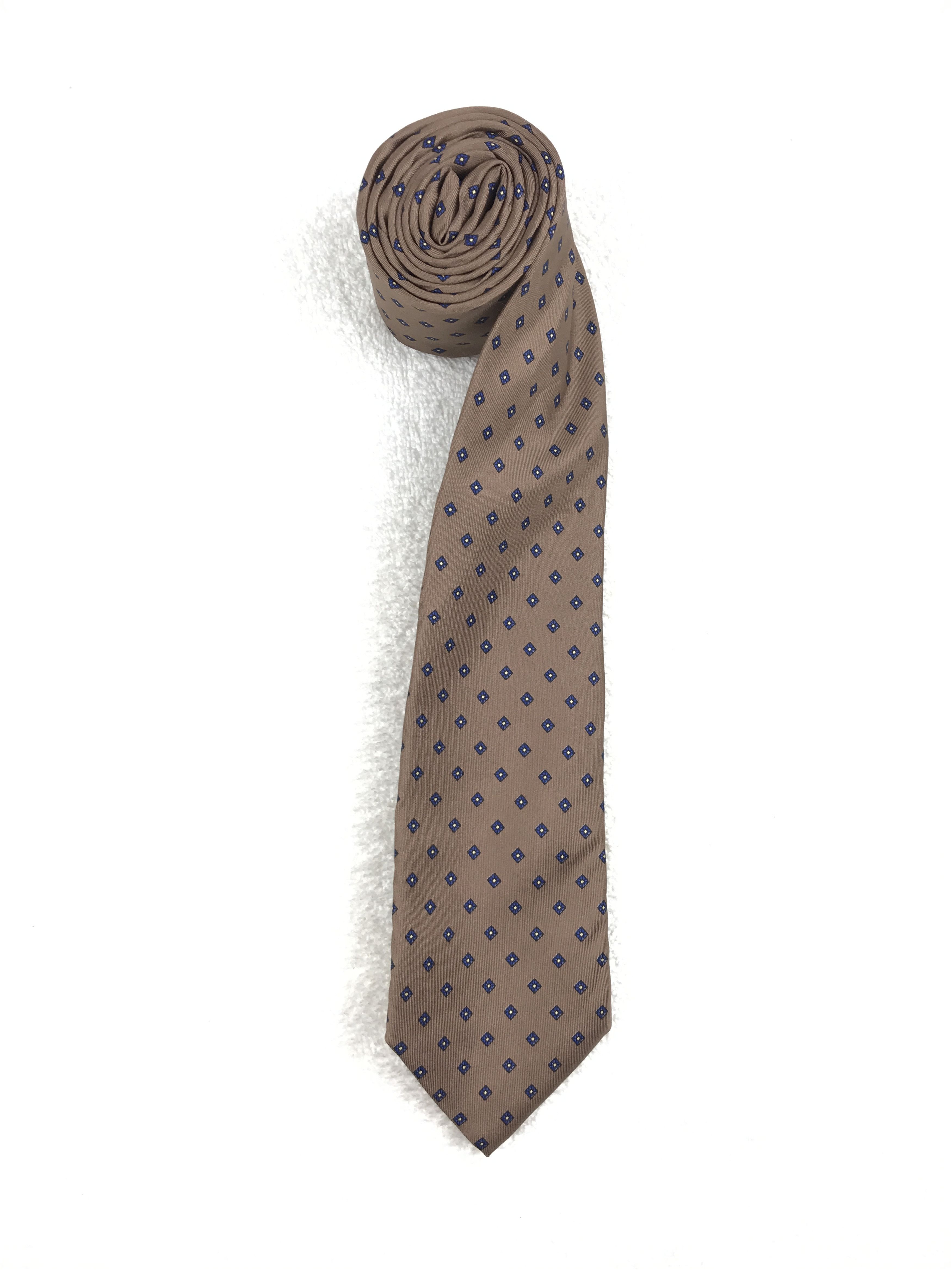 Vintage Vintage Enrico Guccini Silk Necktie Size ONE SIZE - 2 Thumbnail