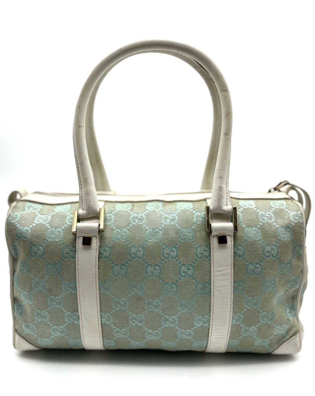 Gucci GUCCI GG Canvas Shoulder Bag Light Blue Size ONE SIZE - 1 Thumbnail
