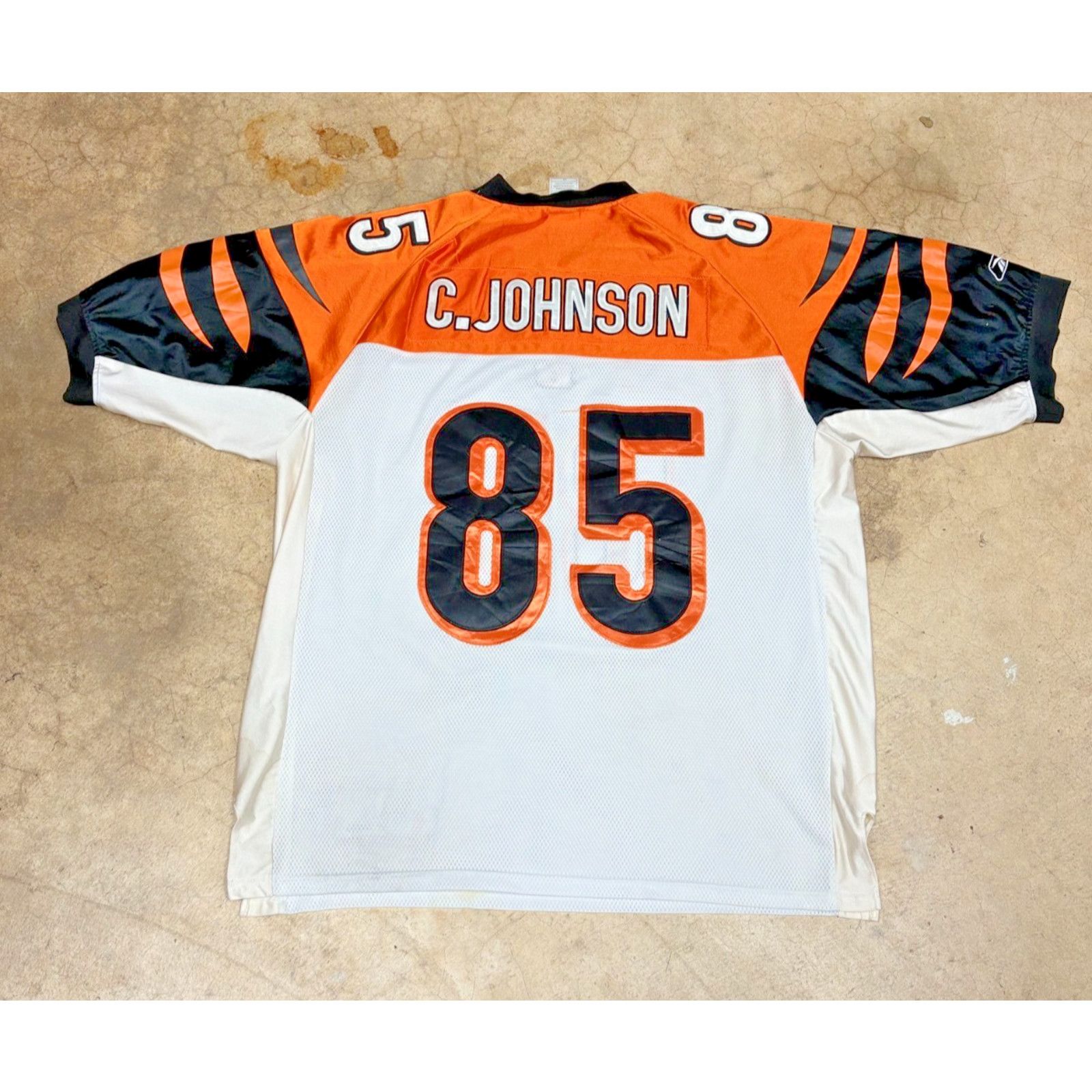 Reebok Reebok Johnson 85 Cincinnati Bengals Jersey NFL Size 54 XXL Size US XL / EU 56 / 4 - 13 Thumbnail