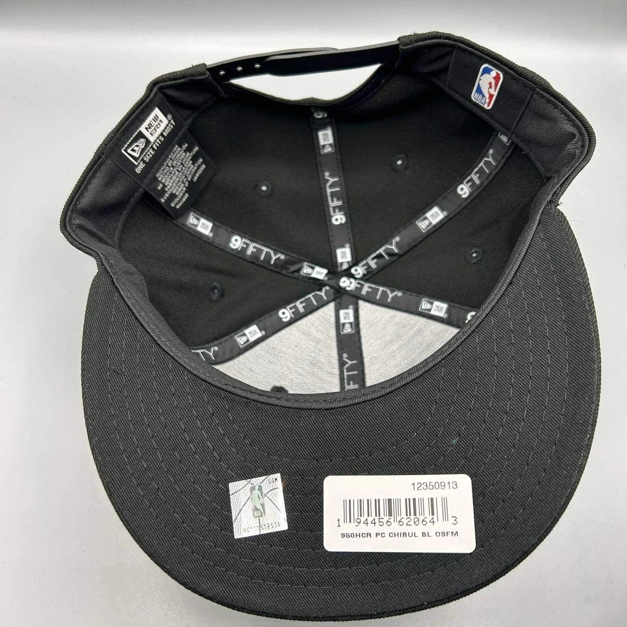 New Era Chicago Bulls Hat Men Black Snap Back Cap New High Crown Size ONE SIZE - 2 Thumbnail