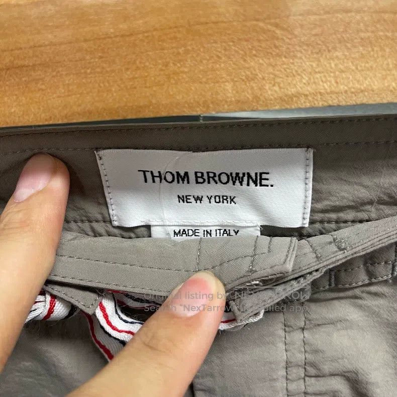 Thom Browne Thom Browne size 1 Gray Four-Stripe Beach Shorts Size US 30 / EU 46 - 3 Thumbnail