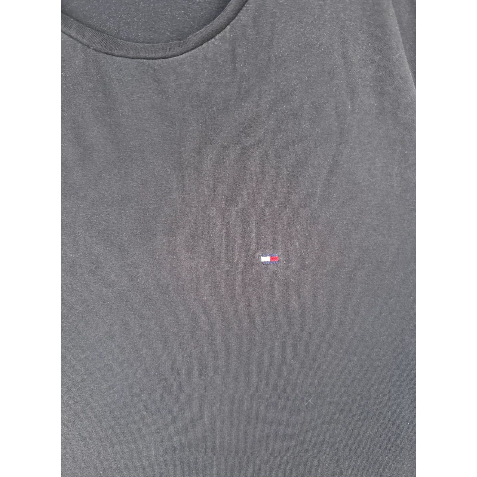 Tommy Hilfiger Tommy Hilfiger Shirt Adult Extra Large Black Short Sleeve Crew Neck Cotton Blend Mens Size US XL / EU 56 / 4 - 6 Thumbnail