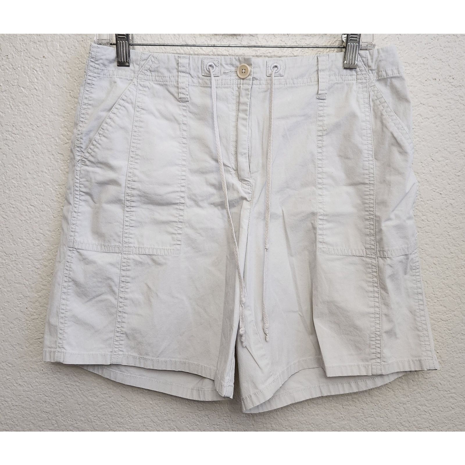 Other Talbots Beige Flat Front Bermuda Shorts 8 Lightweight Size 32" / US 10 / IT 46 - 1 Thumbnail