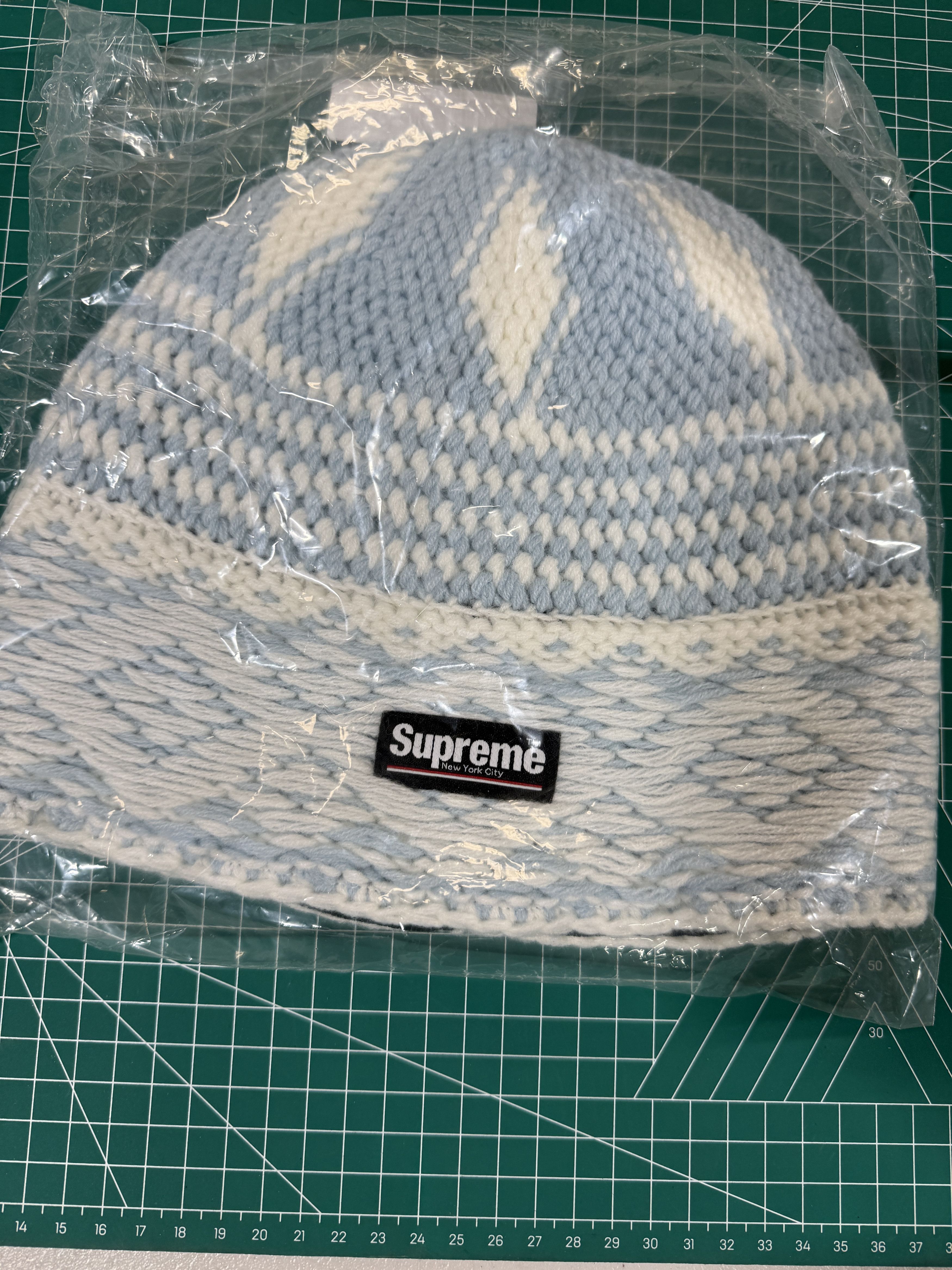 Supreme Supreme Diamond Beanie (FW25) Light Blue size adjustable Size ONE SIZE - 2 Thumbnail