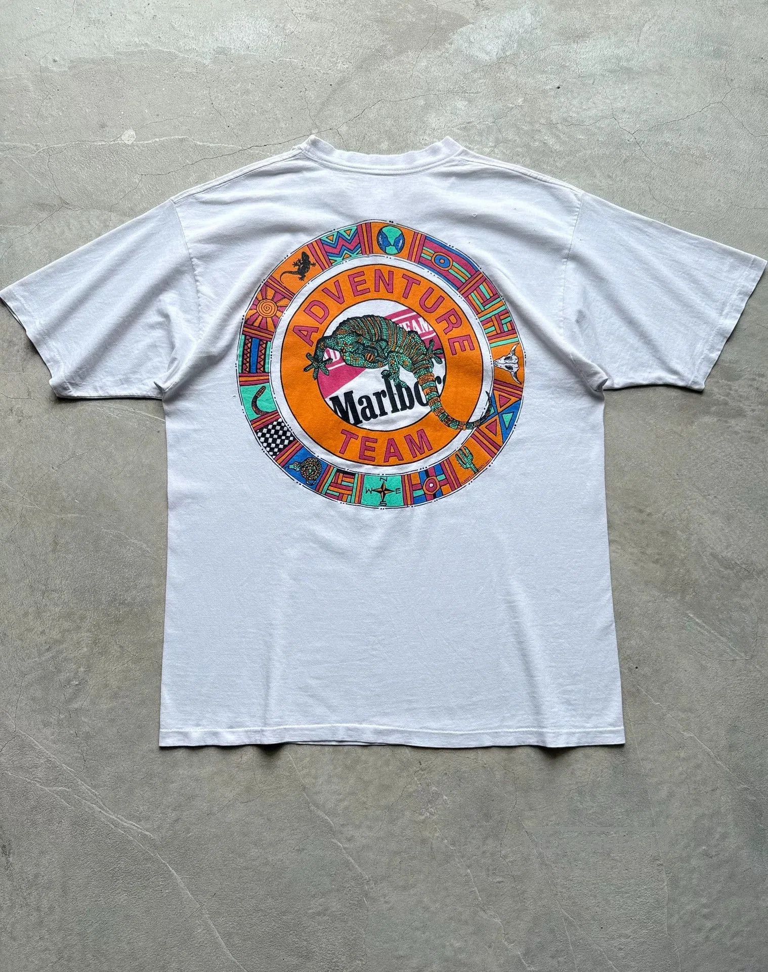 Vintage Vintage 90s Marlboro Adventure Team Tee. Size US L / EU 52-54 / 3 - 1 Thumbnail