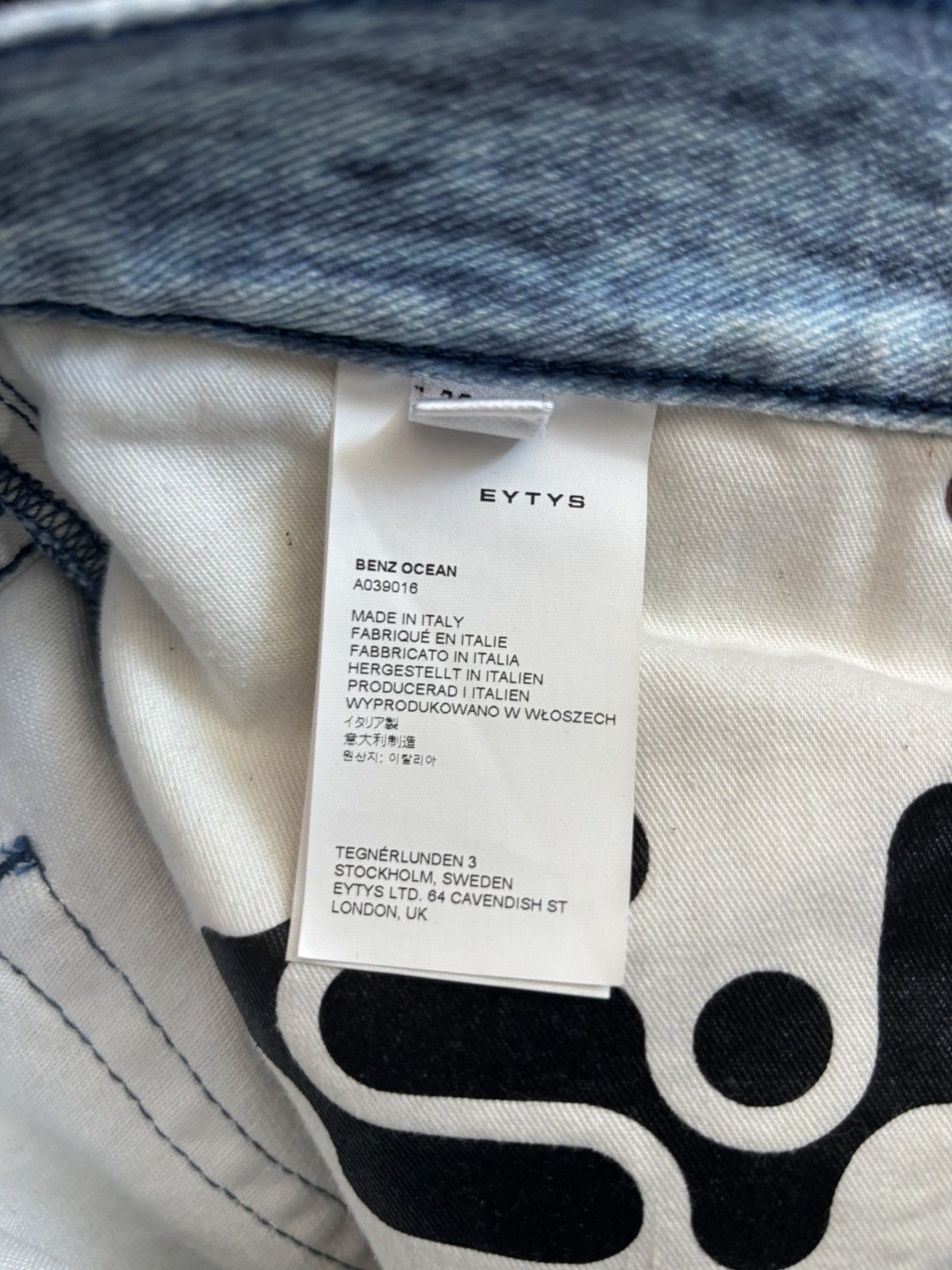 Eytys Eytys Blue Benz Size US 38 / EU 54 - 6 Thumbnail
