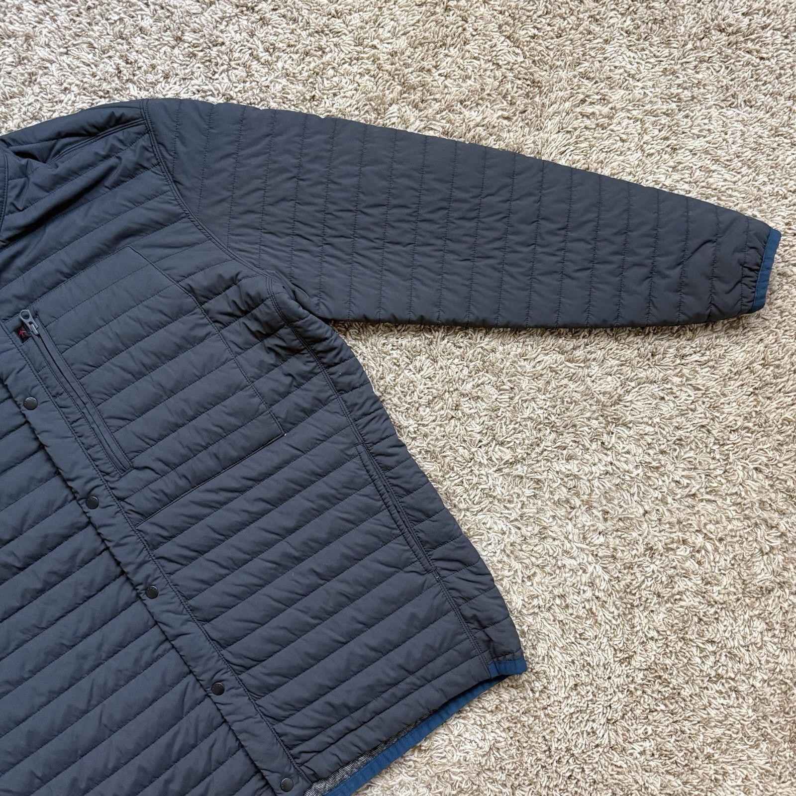 Relwen Relwen Windzip Jacket Gray Blue Huckberry Insulated Puffer Size US XL / EU 56 / 4 - 8 Thumbnail