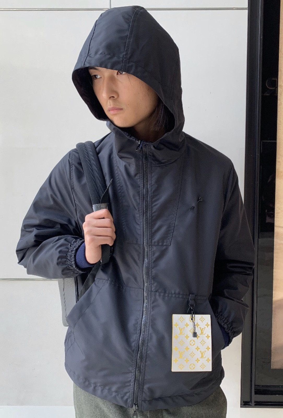Louis Vuitton Louis Vuitton Blue dark full print double-sided jacket Size US S / EU 44-46 / 1 - 6 Thumbnail