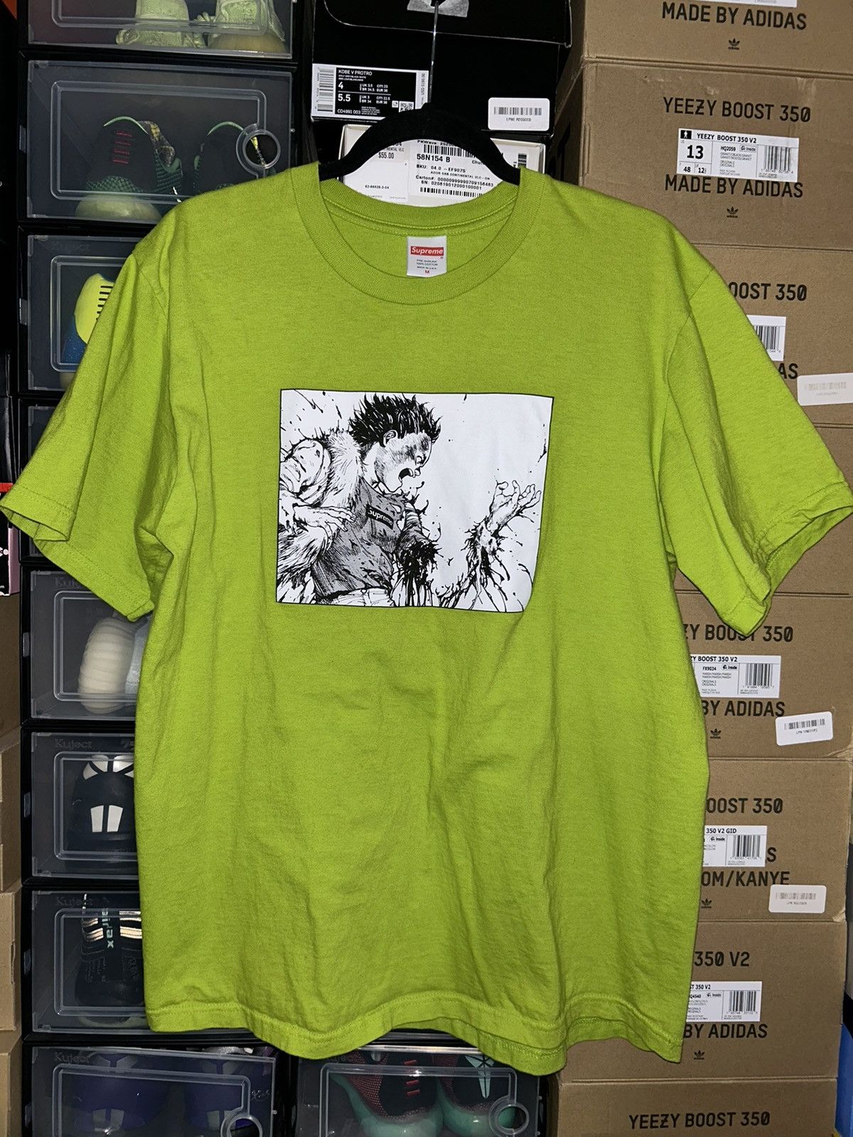 Supreme Supreme AKIRA Arm Tee Lime FW17 size Medium VNDS Size US M / EU 48-50 / 2 - 1 Thumbnail