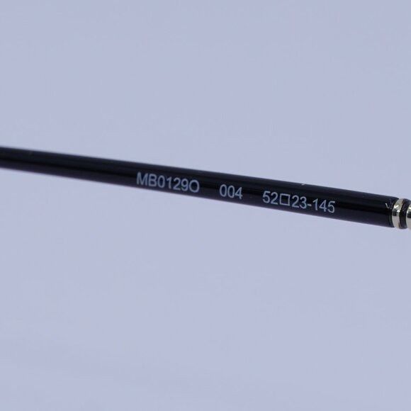 Montblanc Montblanc MB0129O 004 Eyeglasses Gold 52mm Aviator Frame Size ONE SIZE - 9 Thumbnail