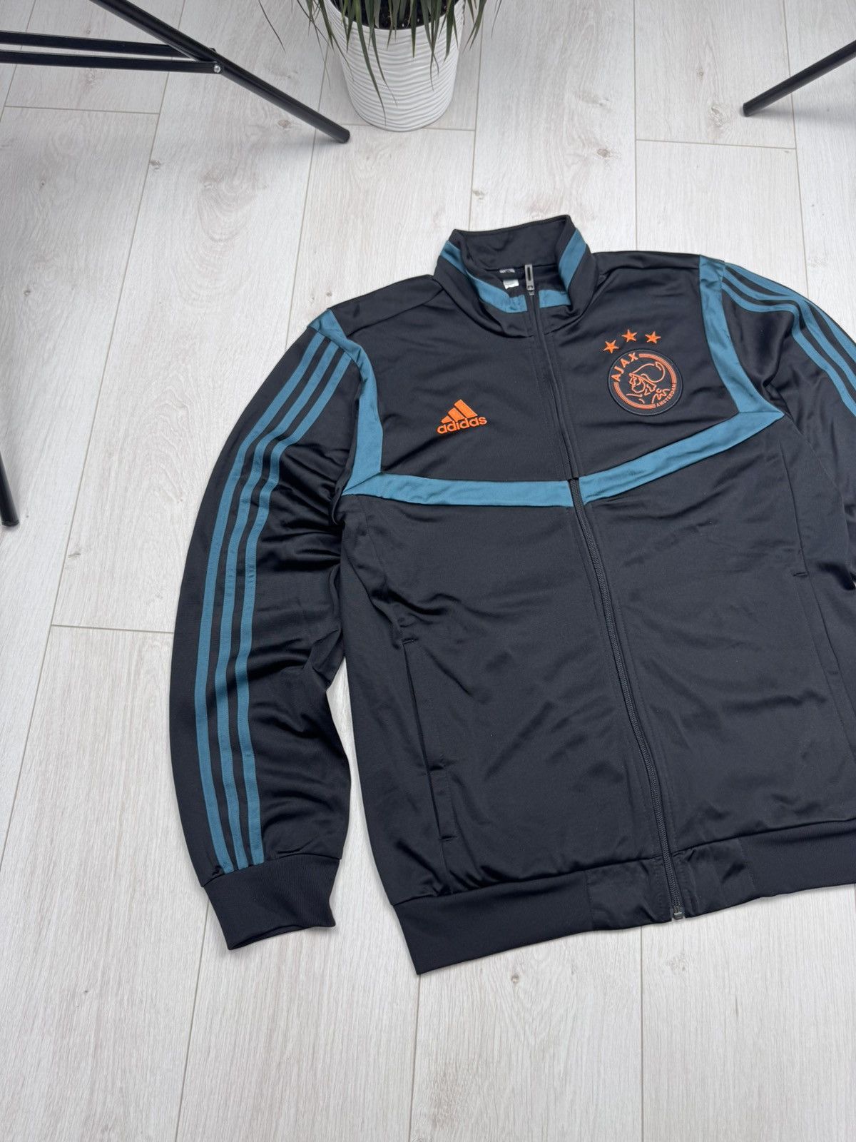 Adidas Adidas Ajax Amsterdam Men’s Football Soccer Track Top Jacket Size US M / EU 48-50 / 2 - 2 Thumbnail