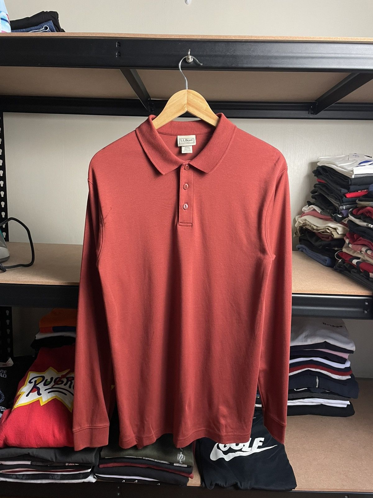 L.L. Bean L.L.Bean Men's Comfort Stretch Performance Long-Sleeve Polo Size US M / EU 48-50 / 2 - 1 Thumbnail