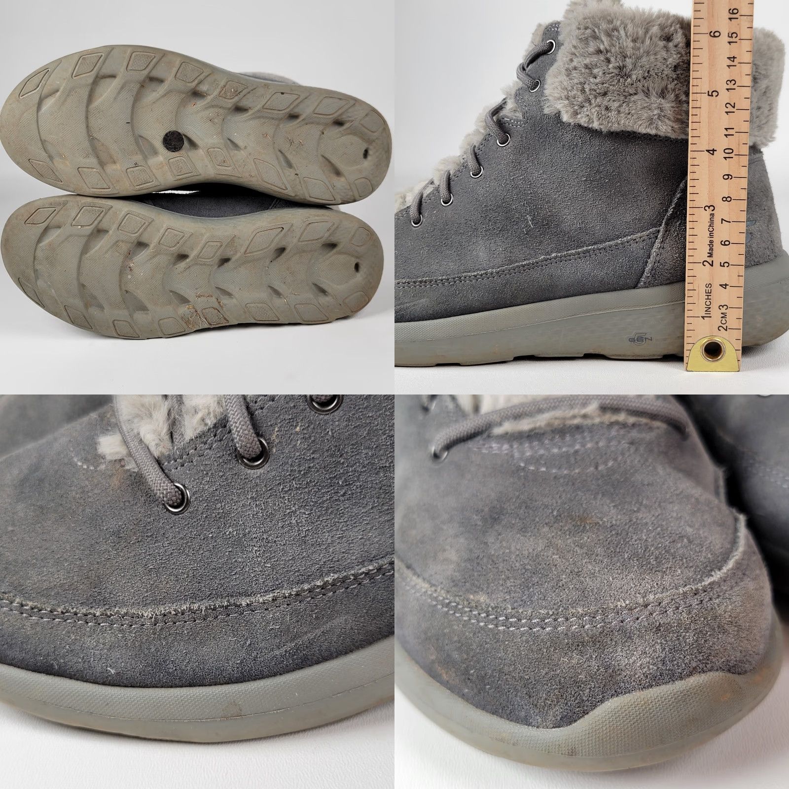 SKECHERS Skechers Women's On The Go Glacial Ultra Cozy Boots Gray Size 11 US 41 EU Size US 11 / IT 41 - 8 Thumbnail