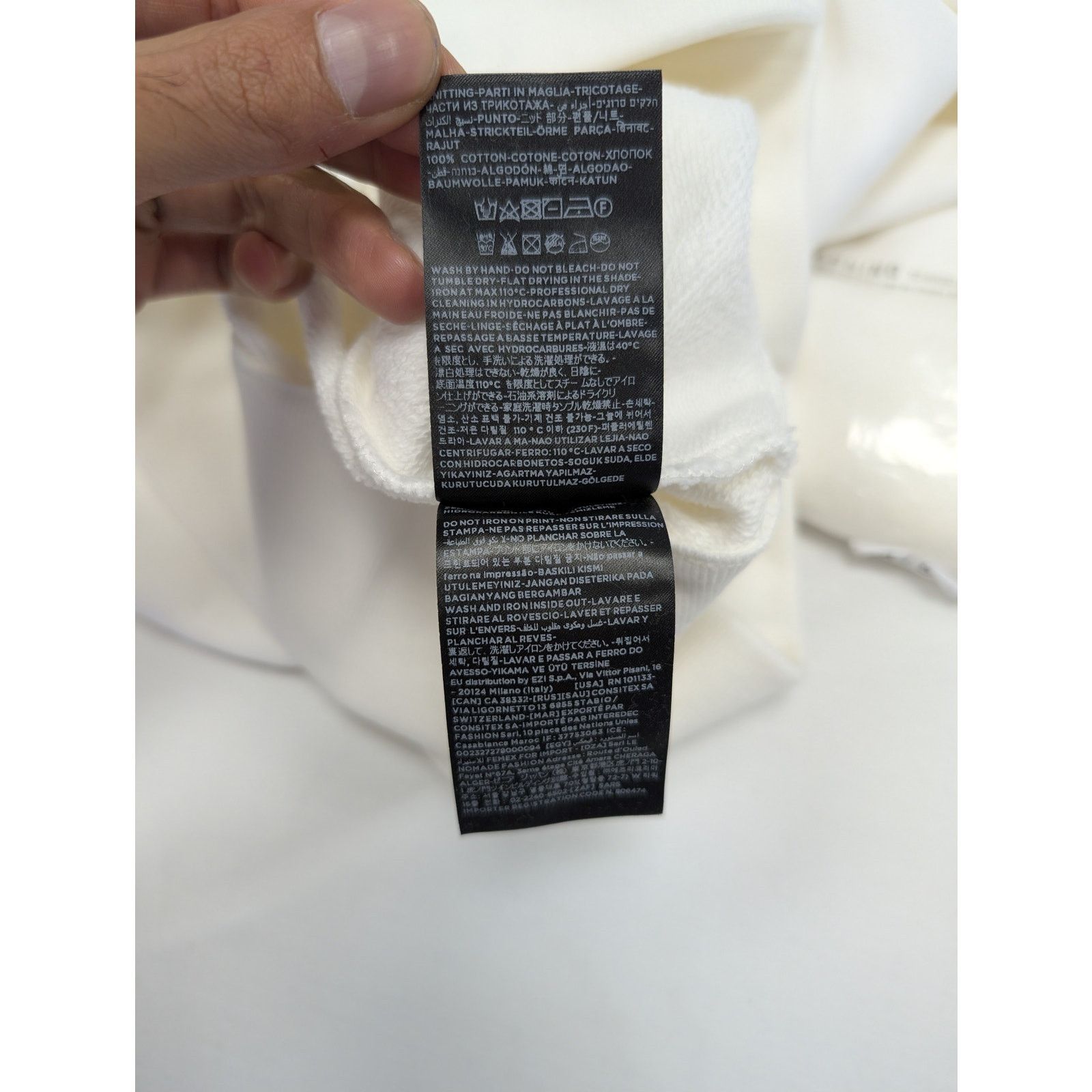 Ermenegildo Zegna o1rshd1 Sweatshirt in off-white Size US M / EU 48-50 / 2 - 11 Thumbnail