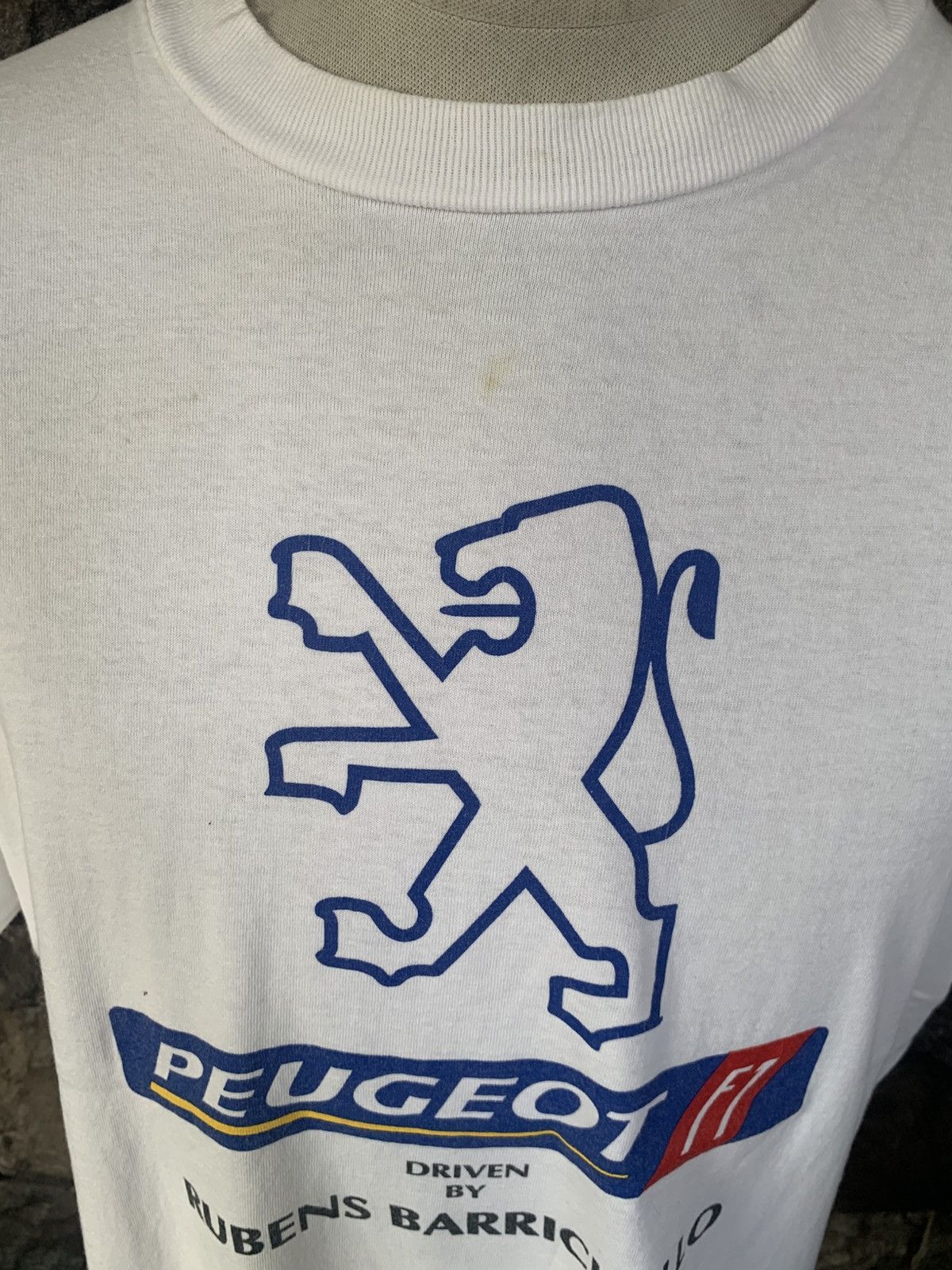 Formula 1 × Vintage Vintage 90s Rubens Barrichello Peugeot Formula 1 F1 Racing Size US L / EU 52-54 / 3 - 6 Thumbnail