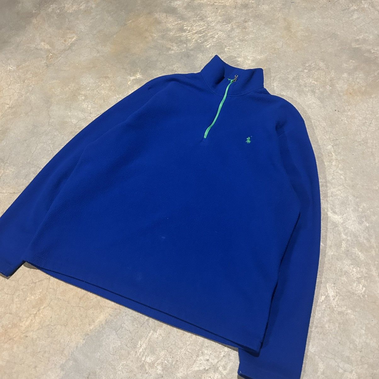 Polo Ralph Lauren × Ralph Lauren × Vintage Polo Ralph Lauren Performance Fleece Quarter Zip Pullover Size US L / EU 52-54 / 3 - 2 Thumbnail