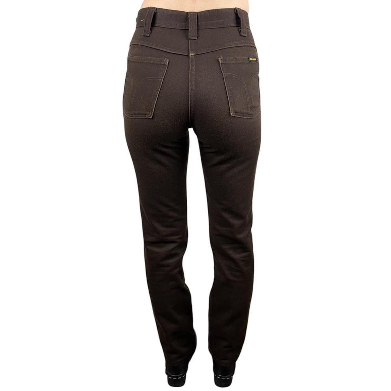 Dickies Vintage 70s Brown Dickies Canvas Work Pants Size 26" / US 2 / IT 38 - 3 Thumbnail