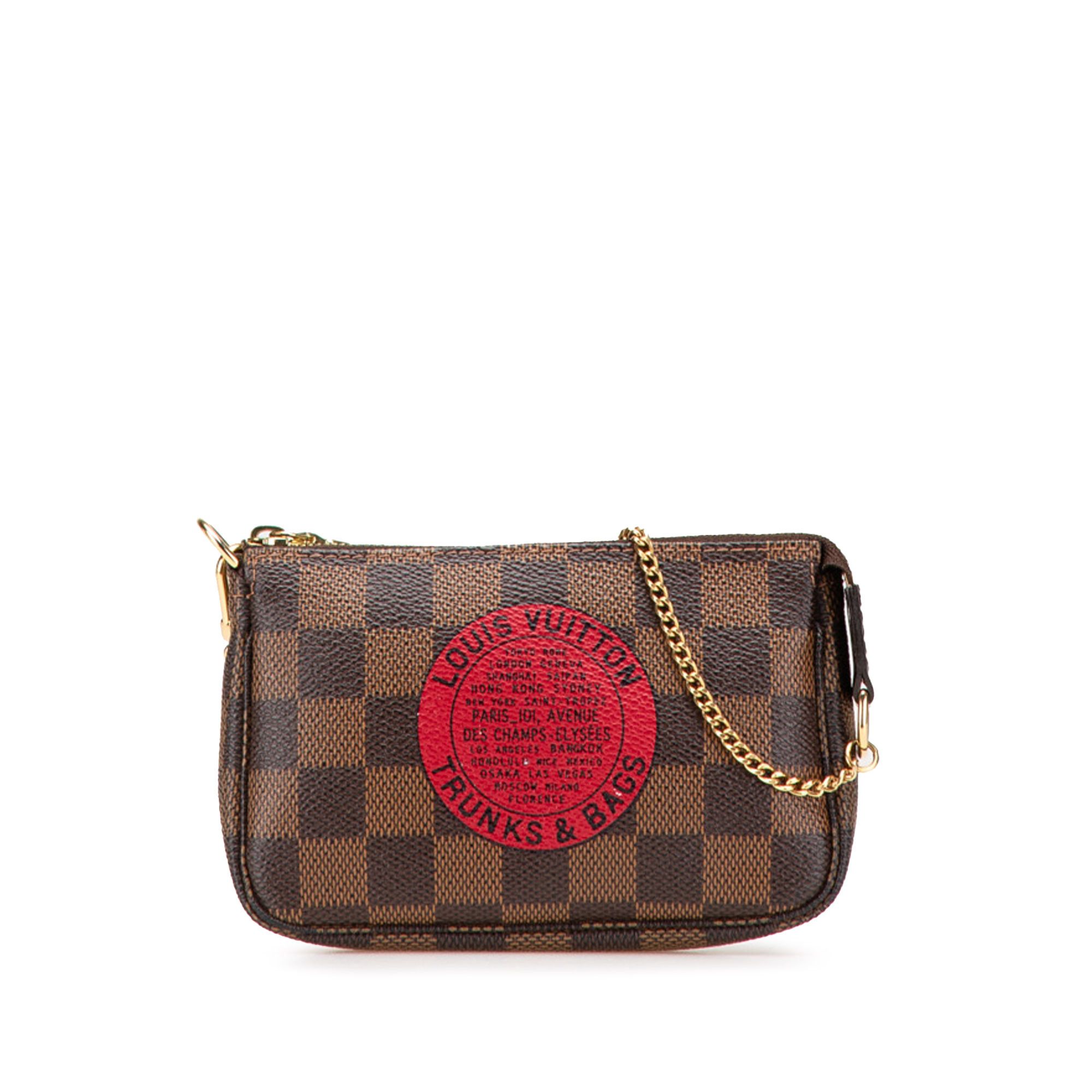 Louis Vuitton Louis Vuitton Damier Ebene Trunks and Bags Mini Pochette Accessoires Size ONE SIZE - 1 Thumbnail