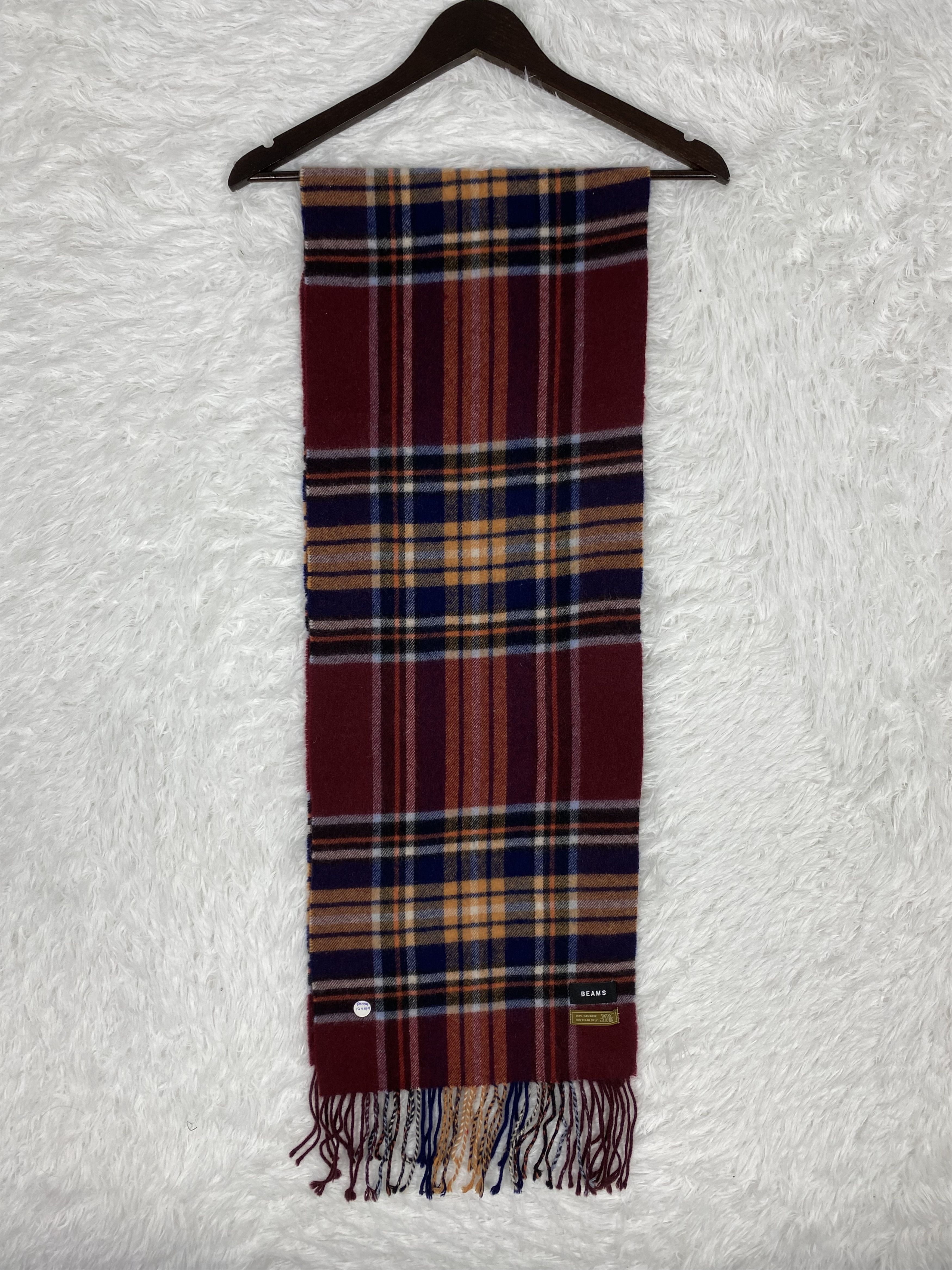 Beams Plus Vintage Beams Scarf / Muffler Neckwear PM0009 Size ONE SIZE - 5 Thumbnail