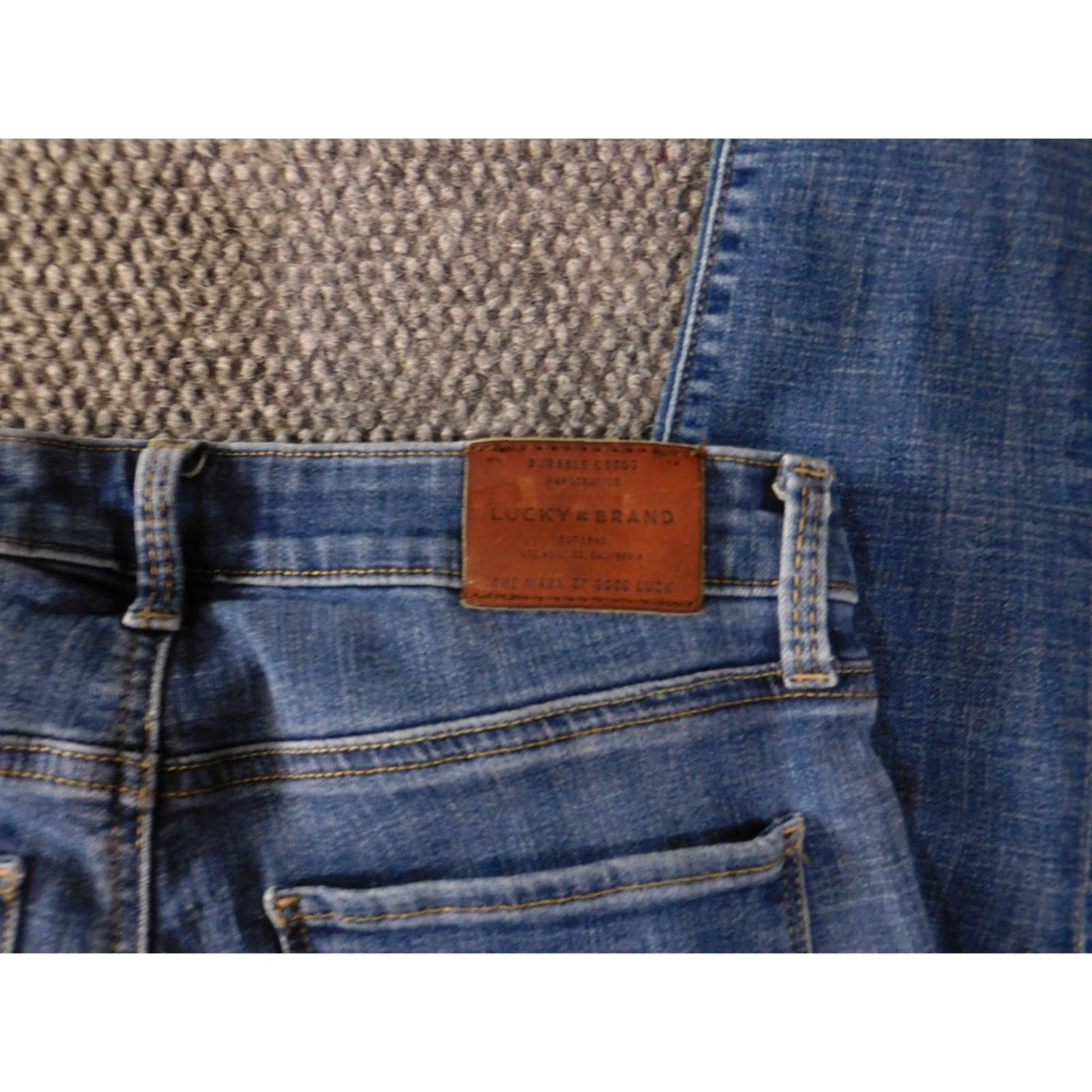 Lucky Brand Lucky Brand Womens Jeans 4 blue Skinny Hayden Denim Zip Inseam 28 Regular Cotton Blend Polyester Zipper Size 27" / US 4 / IT 40 - 7 Thumbnail