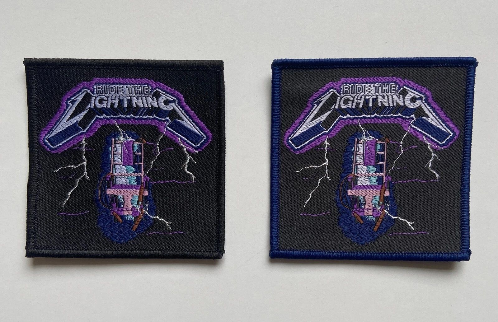 Other 2 x METALLICA - RIDE THE LIGHTNING RARE WOVEN PATCH Size ONE SIZE - 1 Preview