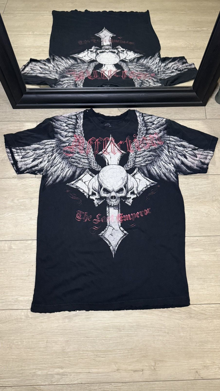 Affliction Vintage / Y2K RARE Affliction Fendor Emelianenko Shirt Size US L / EU 52-54 / 3 - 1 Thumbnail