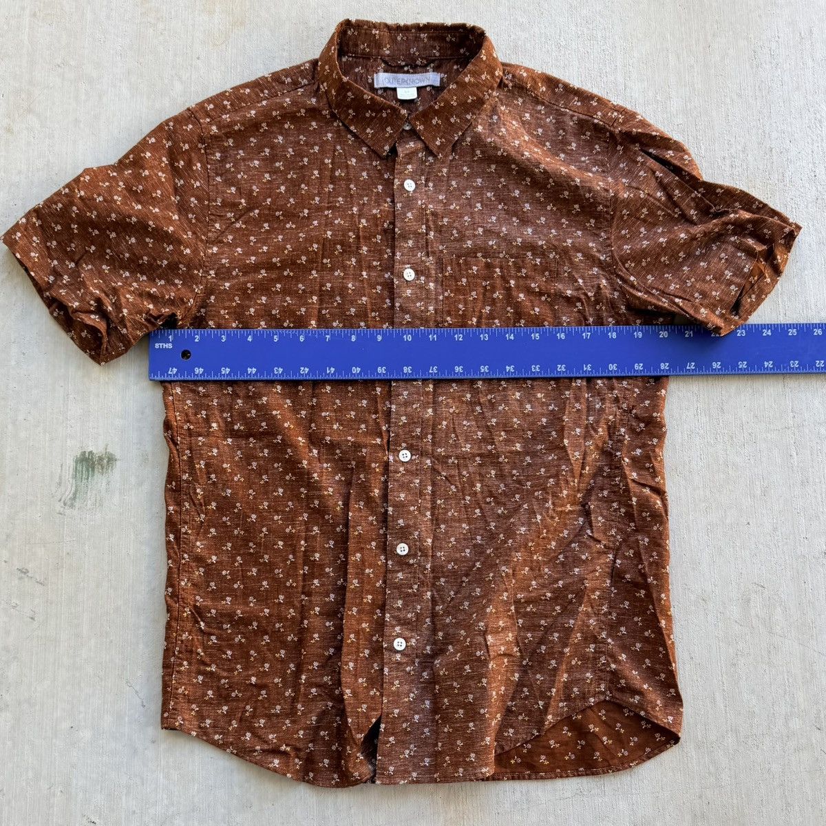 Outerknown Outerknown Floral All Over Print Shirt Reverse Hemp Cotton Size US M / EU 48-50 / 2 - 7 Thumbnail