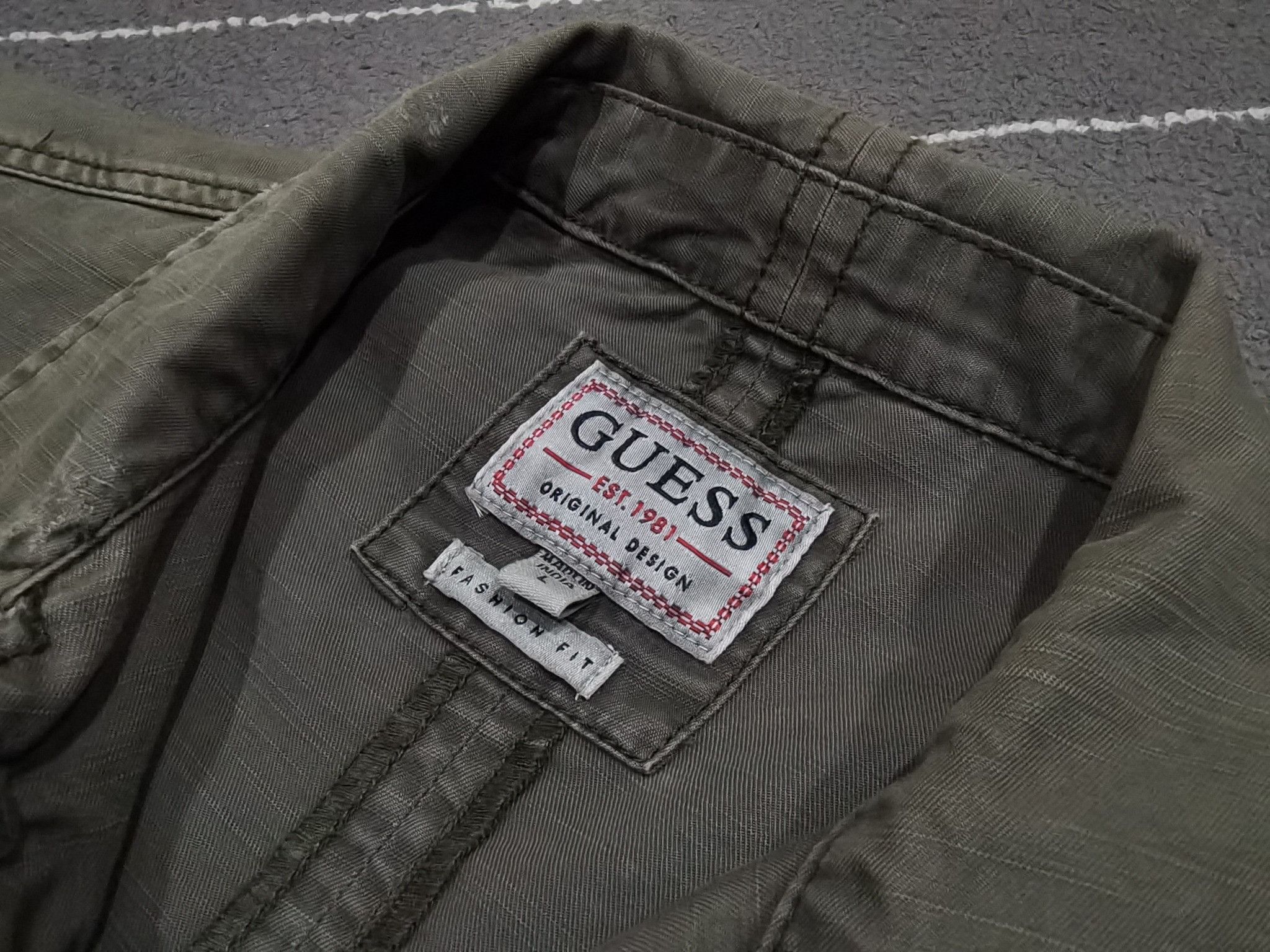 Guess GUESS army Green jacket L 8136 Size US L / EU 52-54 / 3 - 8 Thumbnail