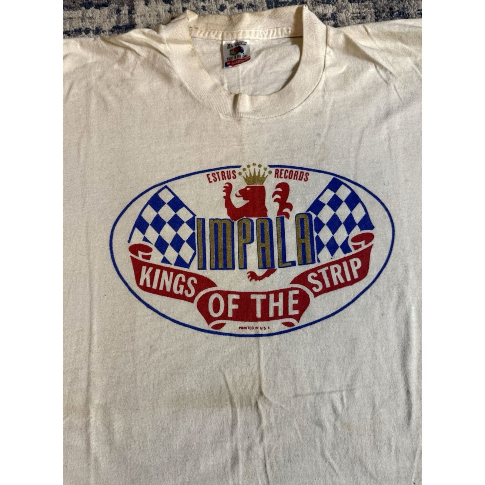 Fruit Of The Loom Vintage 1995 Impala Kings Of The Strip Shirt XL Fruit Size US XL / EU 56 / 4 - 2 Thumbnail