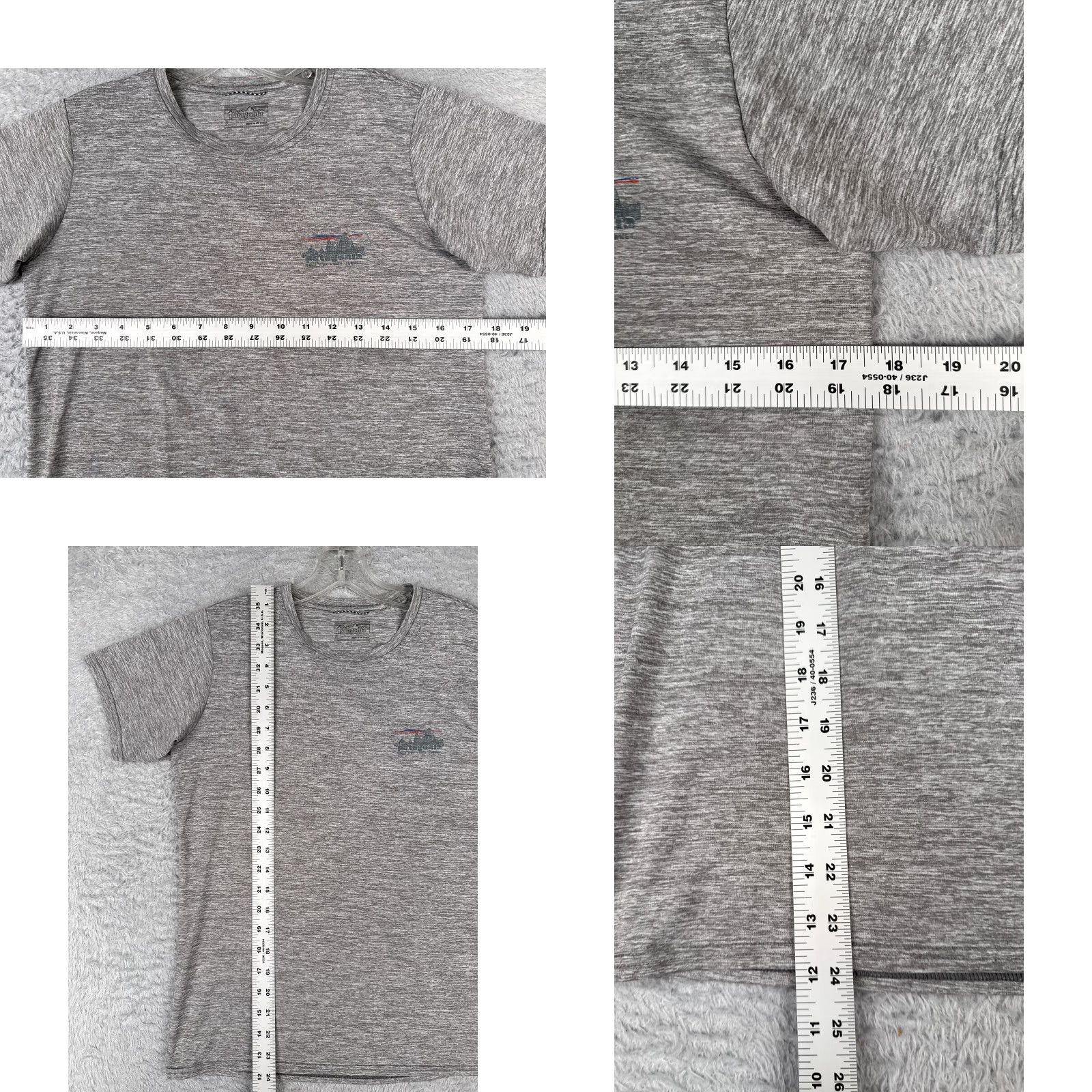 Patagonia Patagonia Shirt Men Small Gray Short Sleeve Crew Neck Fitz Roy Logo READ Size US S / EU 44-46 / 1 - 8 Thumbnail
