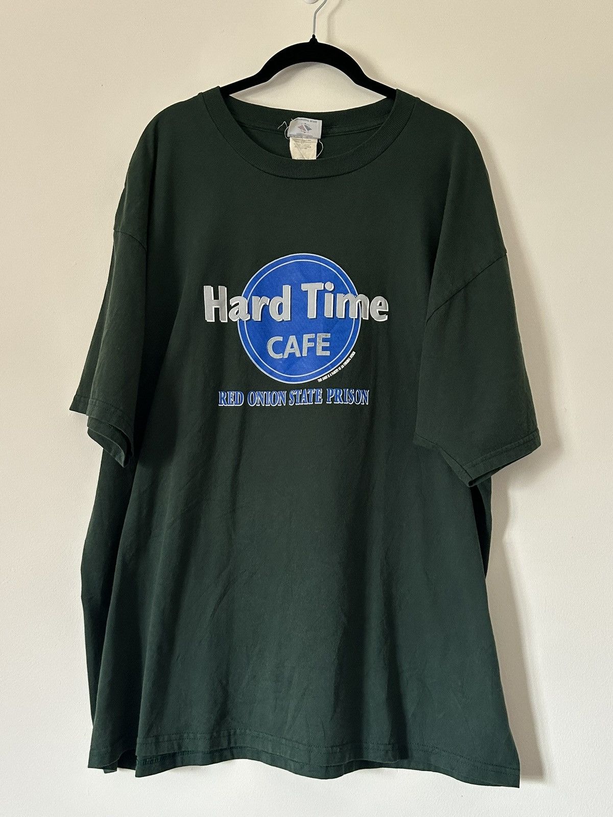 Jerzees "Hard Time Cafe" Red Onion State Prison tee Size US XXL / EU 58 / 5 - 1 Thumbnail