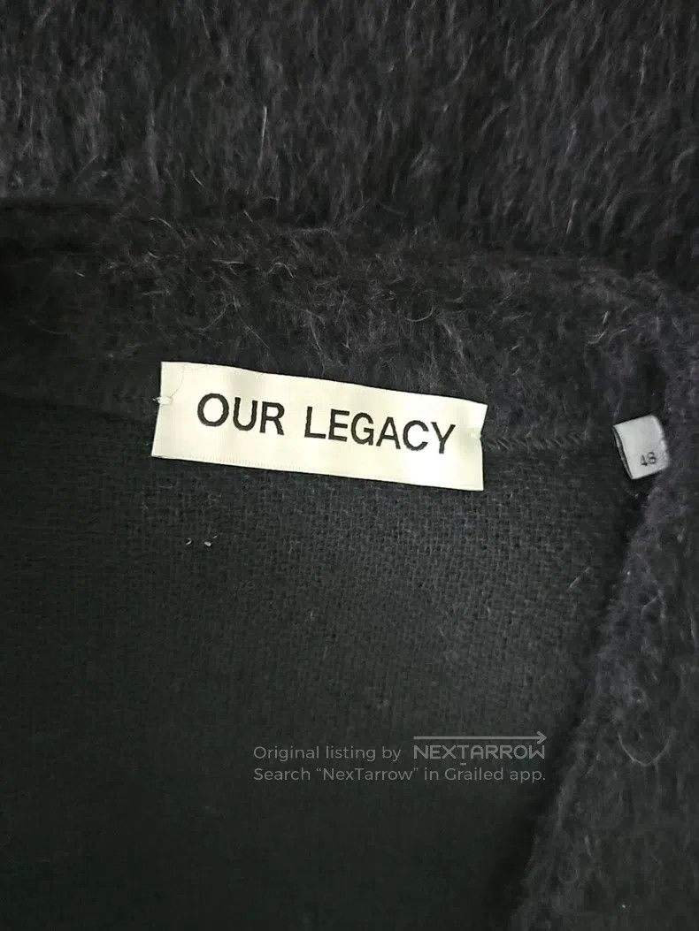 Our Legacy Our Legacy V Neck Cardigan Sweater Black Size US M / EU 48-50 / 2 - 3 Thumbnail