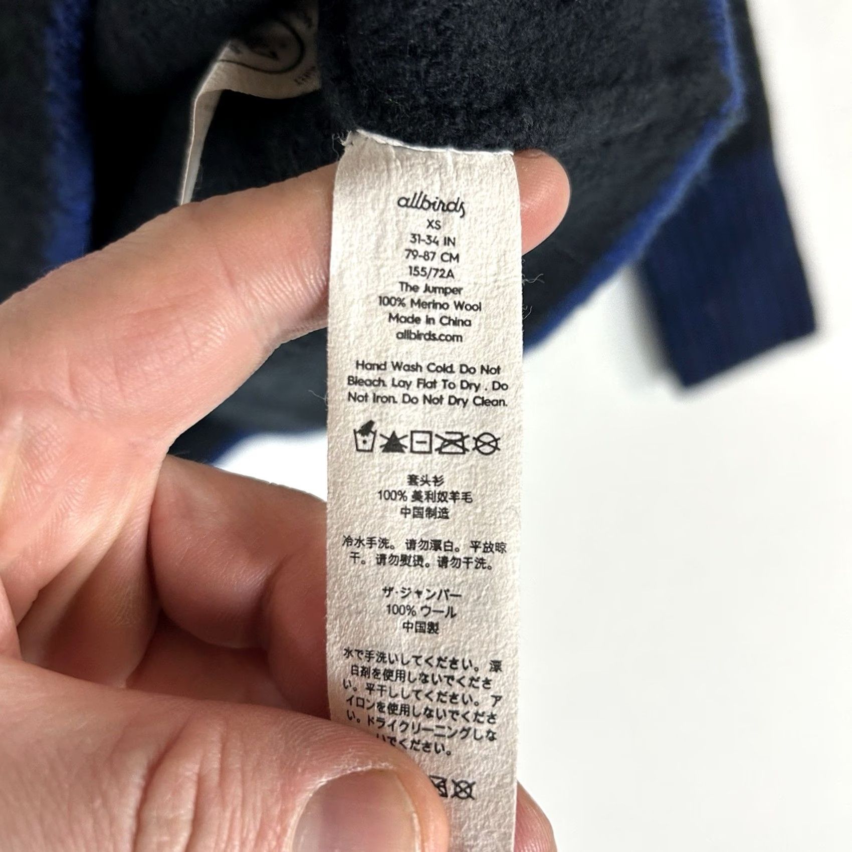 Allbirds Allbirds Jumper Long Sleeve Crewneck Sweater Womens XS Black Blue Size XS / US 0-2 / IT 36-38 - 4 Thumbnail