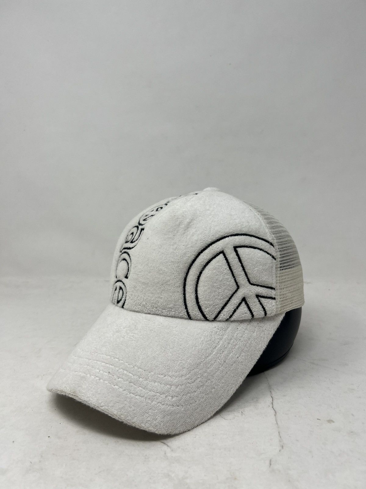 If Six Was Nine Project Peace Terry Cloth Trucker Hat Size ONE SIZE - 1 Thumbnail