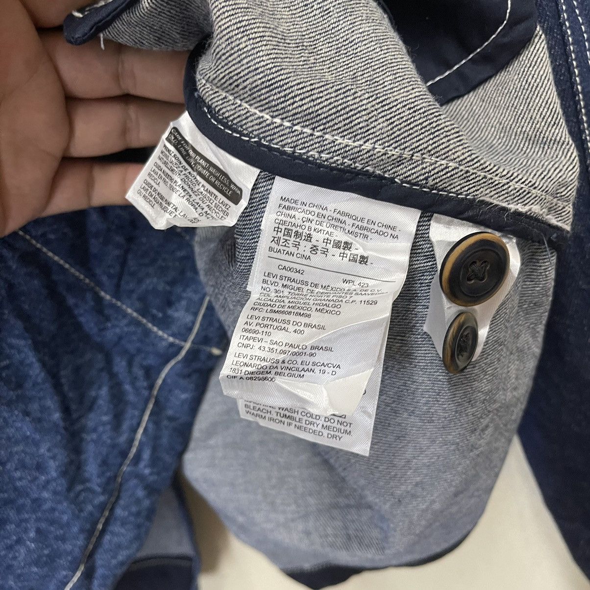 Levi's Levis Red 2tone Denim Jacket Size US L / EU 52-54 / 3 - 13 Thumbnail