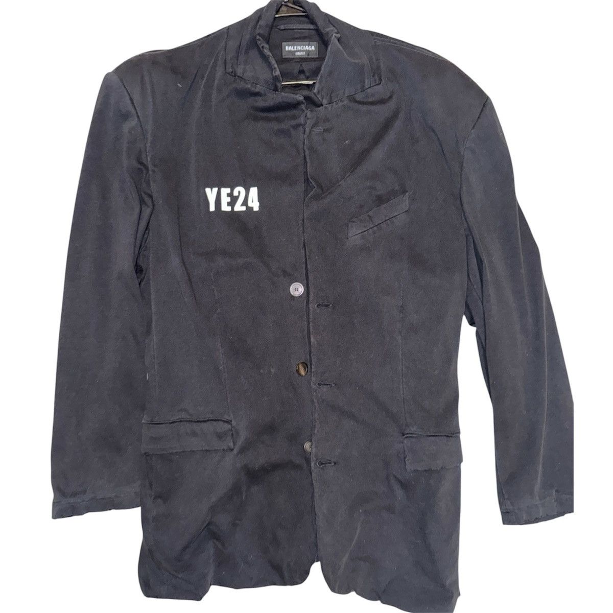 Balenciaga Balenciaga Ye 24 1/1 Button Up Size US L / EU 52-54 / 3 - 1 Thumbnail