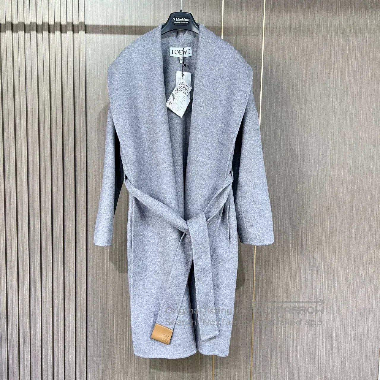 Loewe Loewe Logo Belted Cashmere Coat. Size XS / US 0-2 / IT 36-38 - 1 Thumbnail