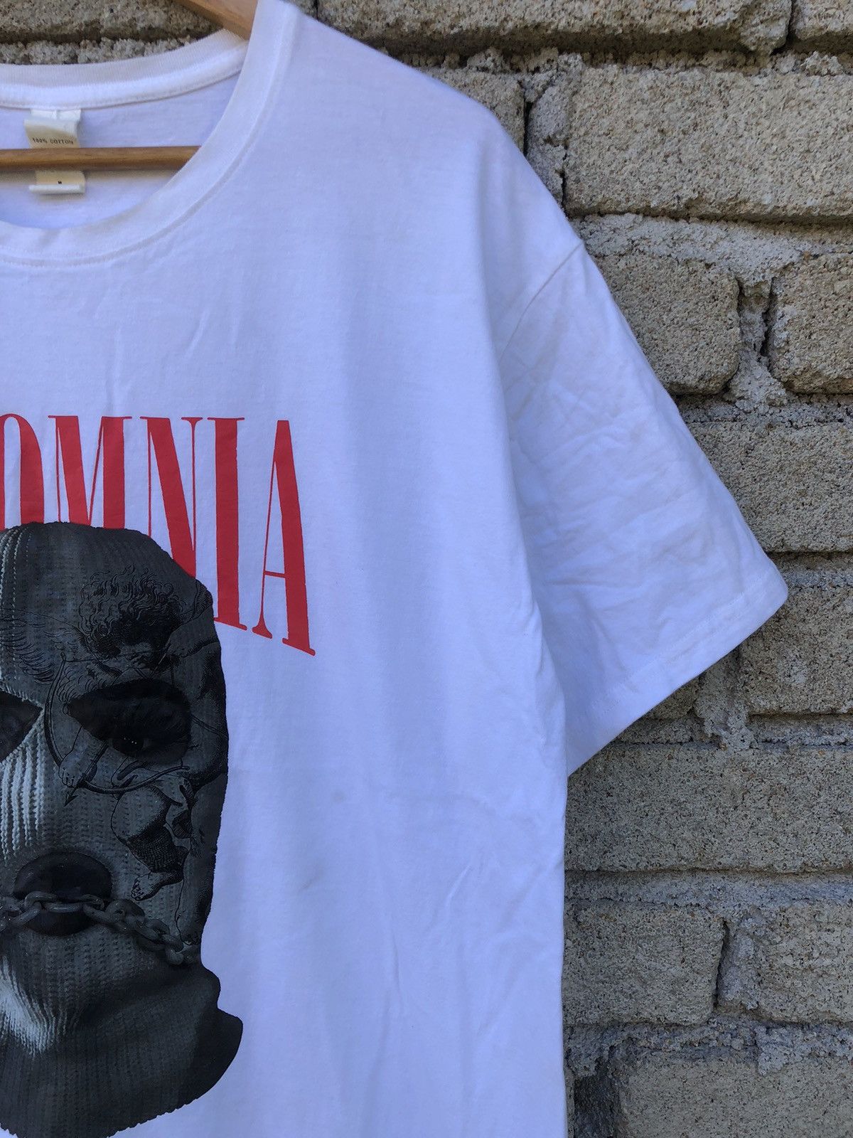 Japanese Brand Japanese Brands Streetwear Insomnia Balaclava Man Tshirt Size US L / EU 52-54 / 3 - 7 Thumbnail