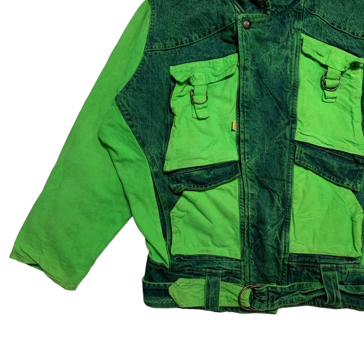 Other Nice Design FBI Multipocket Denim Jacket Made In France Size US L / EU 52-54 / 3 - 2 Thumbnail