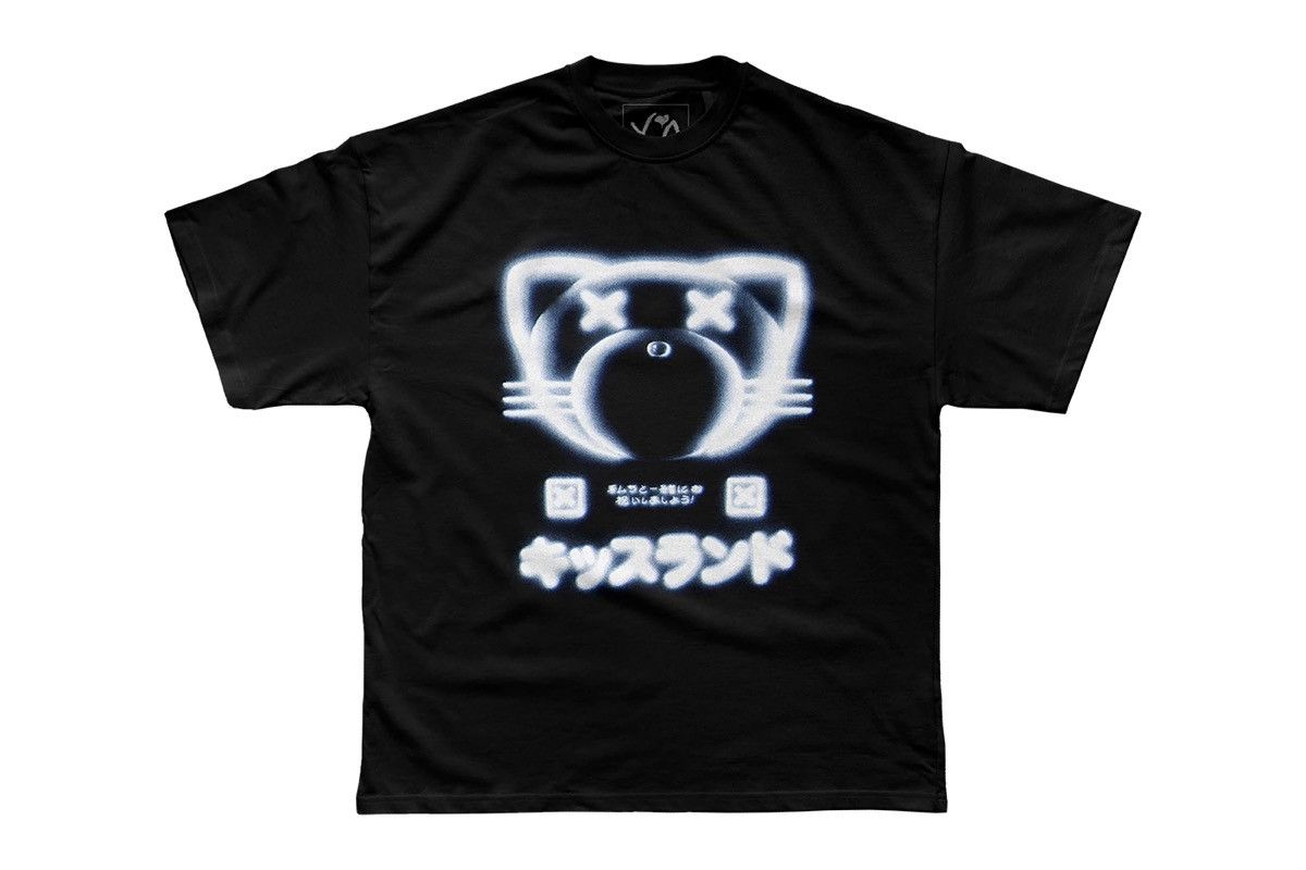 image of New The Weeknd Kissland 10 Y Tee M Mens in Black (Size Medium)