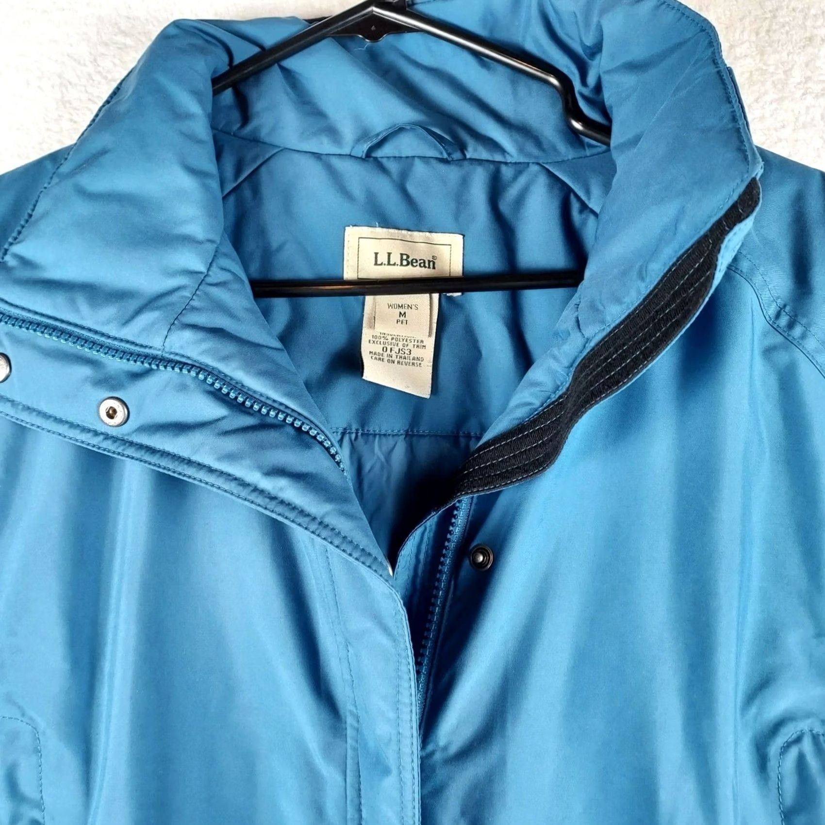 Vintage VINTAGE? No — LL Bean Womens Winter Coat Regular M Blue Zip Front Insulated Pockets Nylon Polyester Coat Women Winter Blue Jacket Size M / US 6-8 / IT 42-44 - 5 Thumbnail