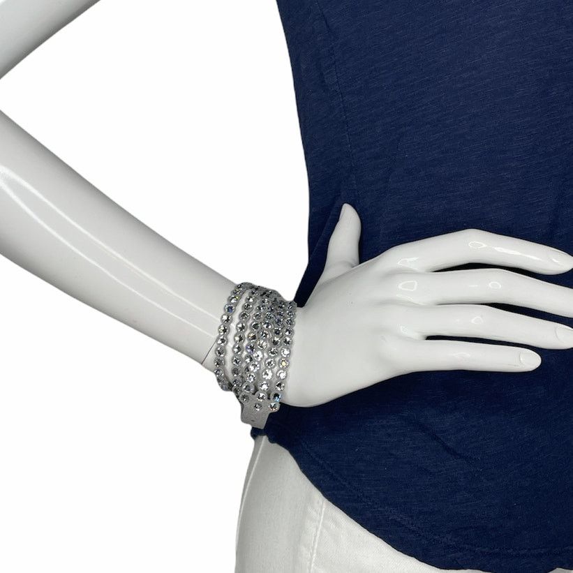 Swarovski Swarovski Power Collection Adjustable Bracelet in Gray Size ONE SIZE - 3 Thumbnail